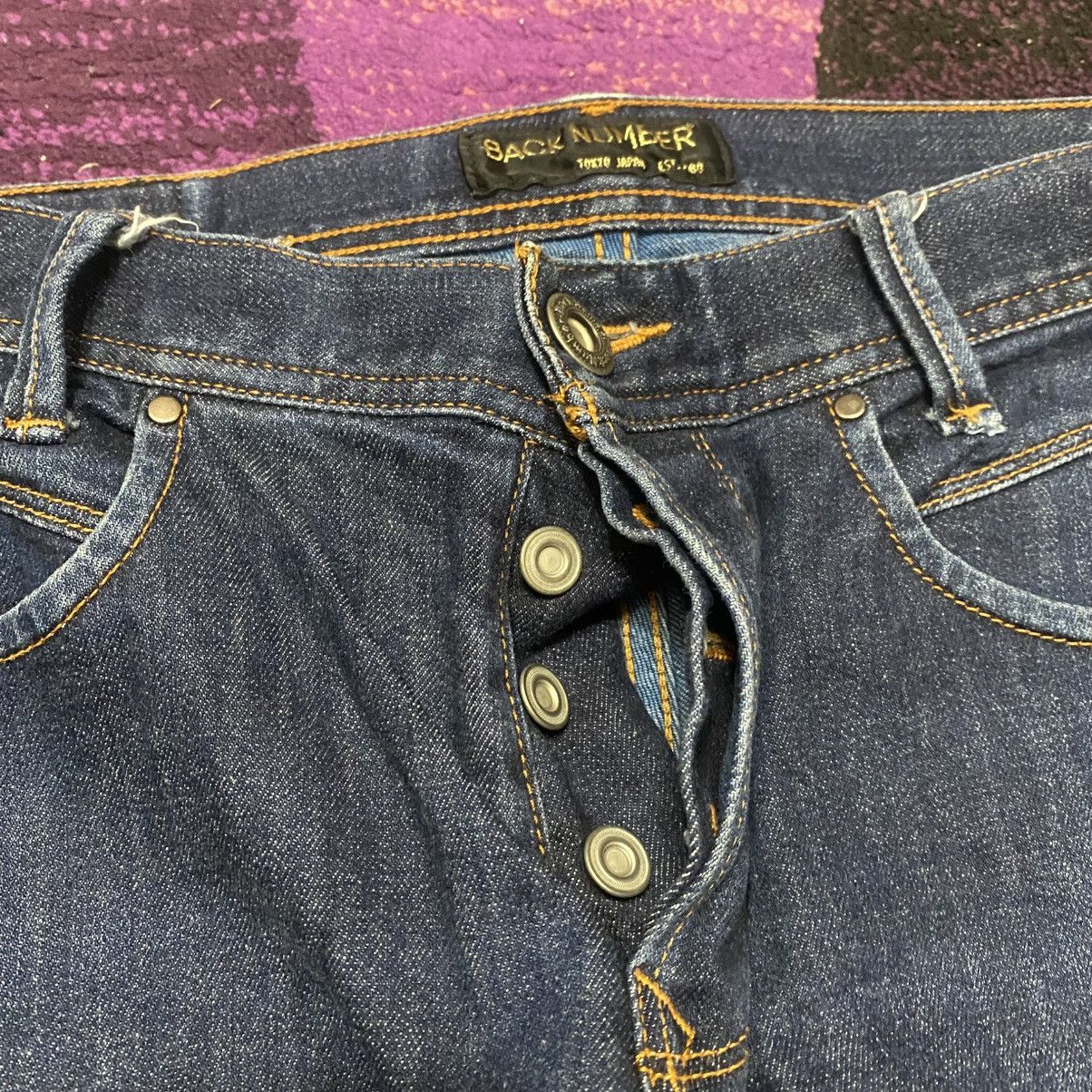 Japanese Brand × Vintage Back Number Denim Selvedge Size US 32 / EU 48 - 6 Thumbnail