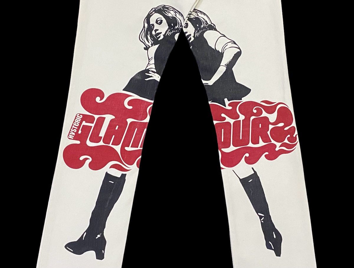 Hysteric Glamour Rare‼️Hysteric Glamour Big Print Pants Size US 29 - 17 Thumbnail