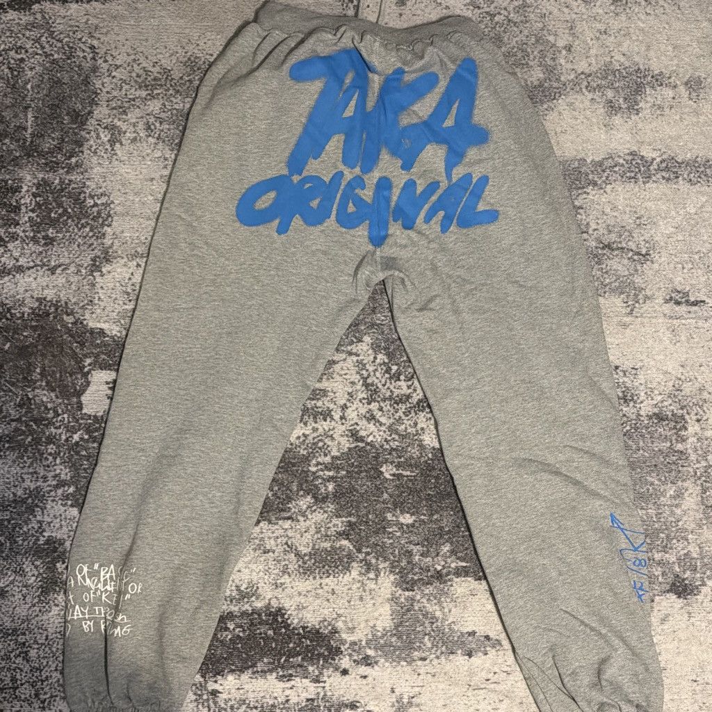 TAKA Original Taka original Grey + yellow graphic sweatpants Size US 29 - 2 Thumbnail