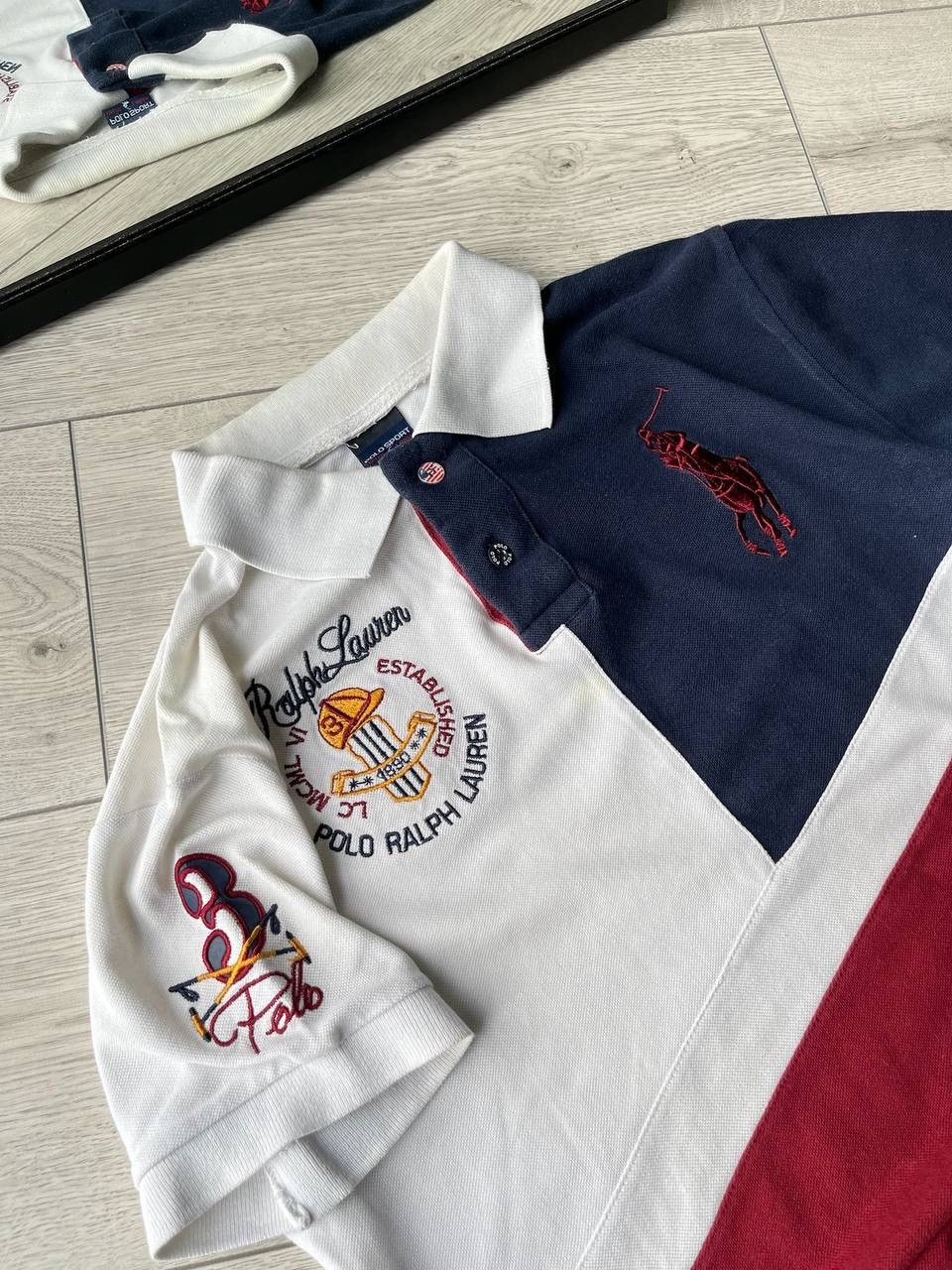 Polo Ralph Lauren × Vintage Vintage Polo Sport Ralph Lauren Polo Shirt M Size US M / EU 48-50 / 2 - 4 Thumbnail