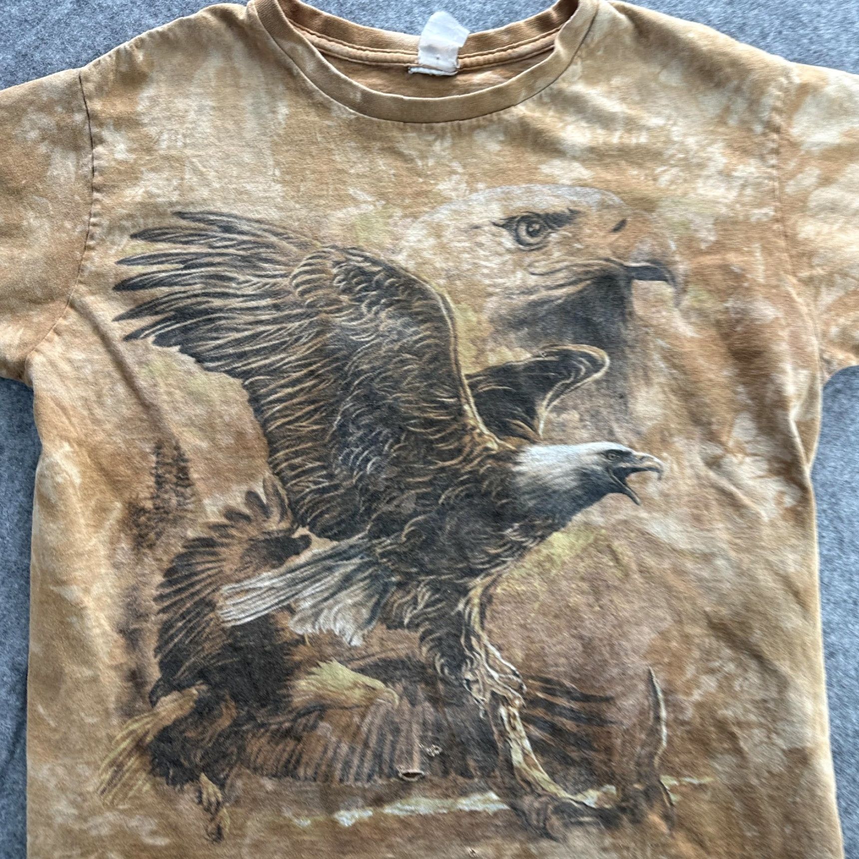 Hudson Vintage Hudson Leather T-Shirt Men Large Brown Eagle Graphic Biker Motorcycle 90s Size US L / EU 52-54 / 3 - 4 Thumbnail