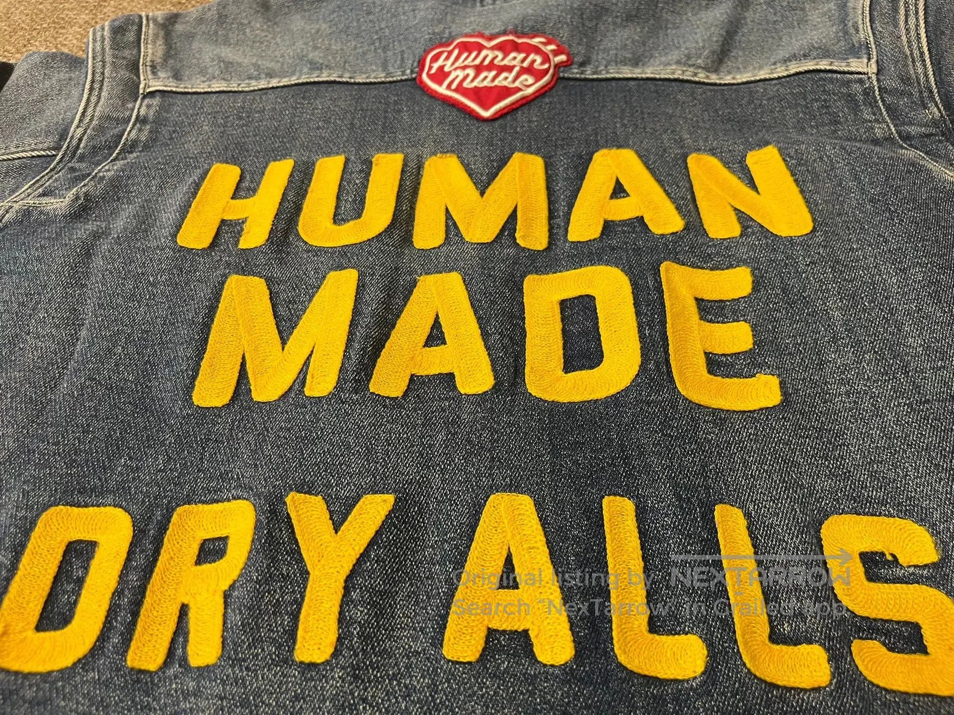 Human Made Human Made Embroidered Denim Jacket. Size US L / EU 52-54 / 3 - 6 Thumbnail