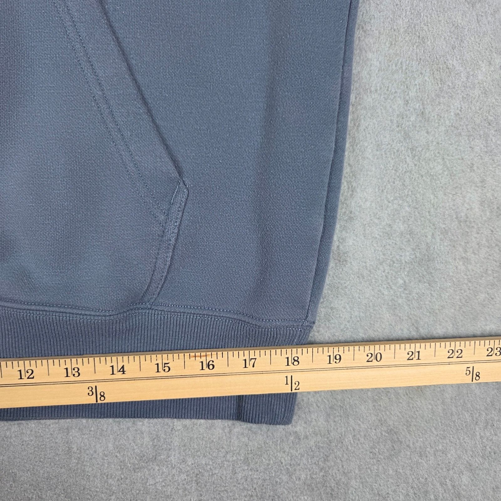H&M H&M Small Oversized "NYCBKN" Half Zip Blue Sweatshirt Size US S / EU 44-46 / 1 - 14 Thumbnail