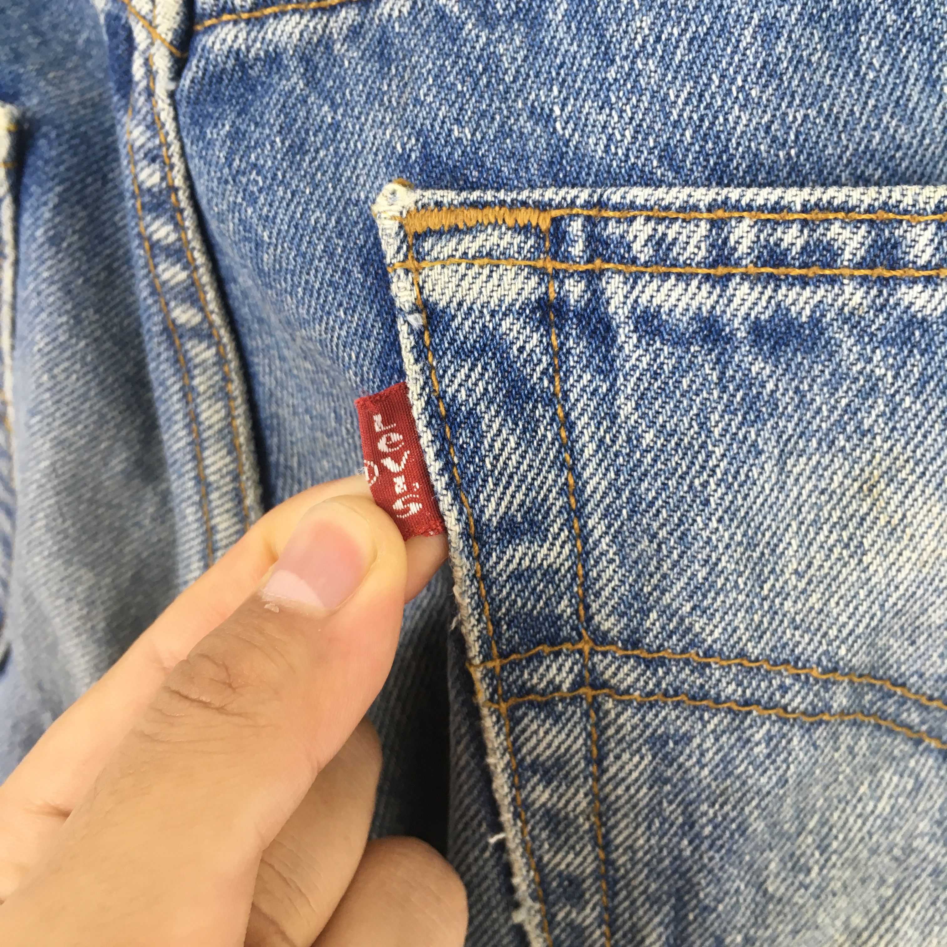 Levi's Size 30x29 Vintage 90s Levi's 501 Faded Blue Jeans Size US 30 / EU 46 - 13 Thumbnail