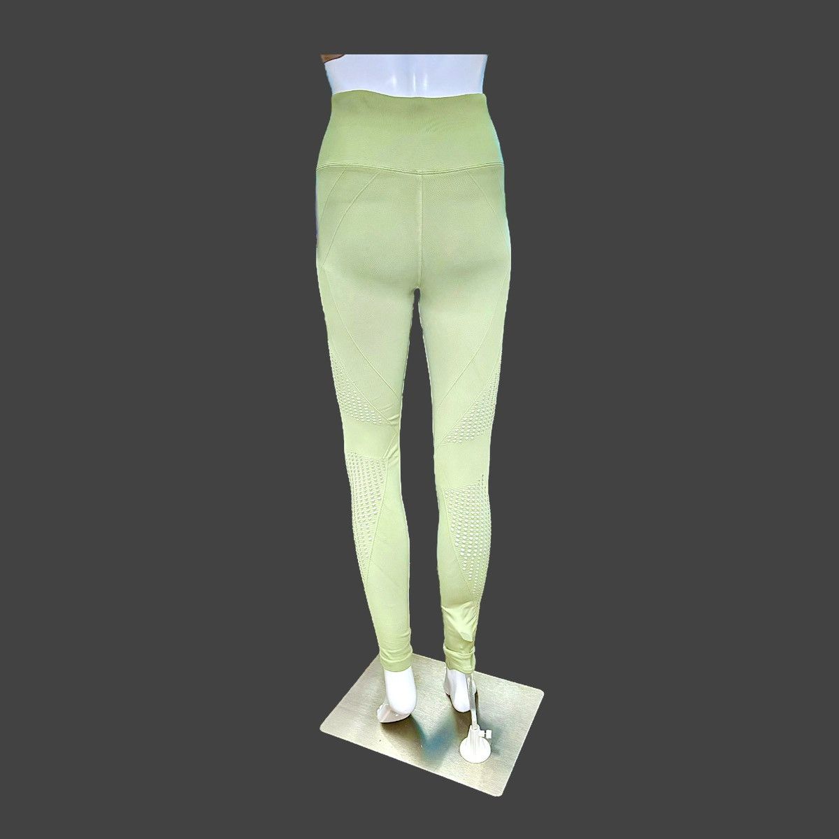 Other NUX Women’s High Waisted Compression Green Leggins Sz M-L Size 32" / US 10 / IT 46 - 6 Thumbnail