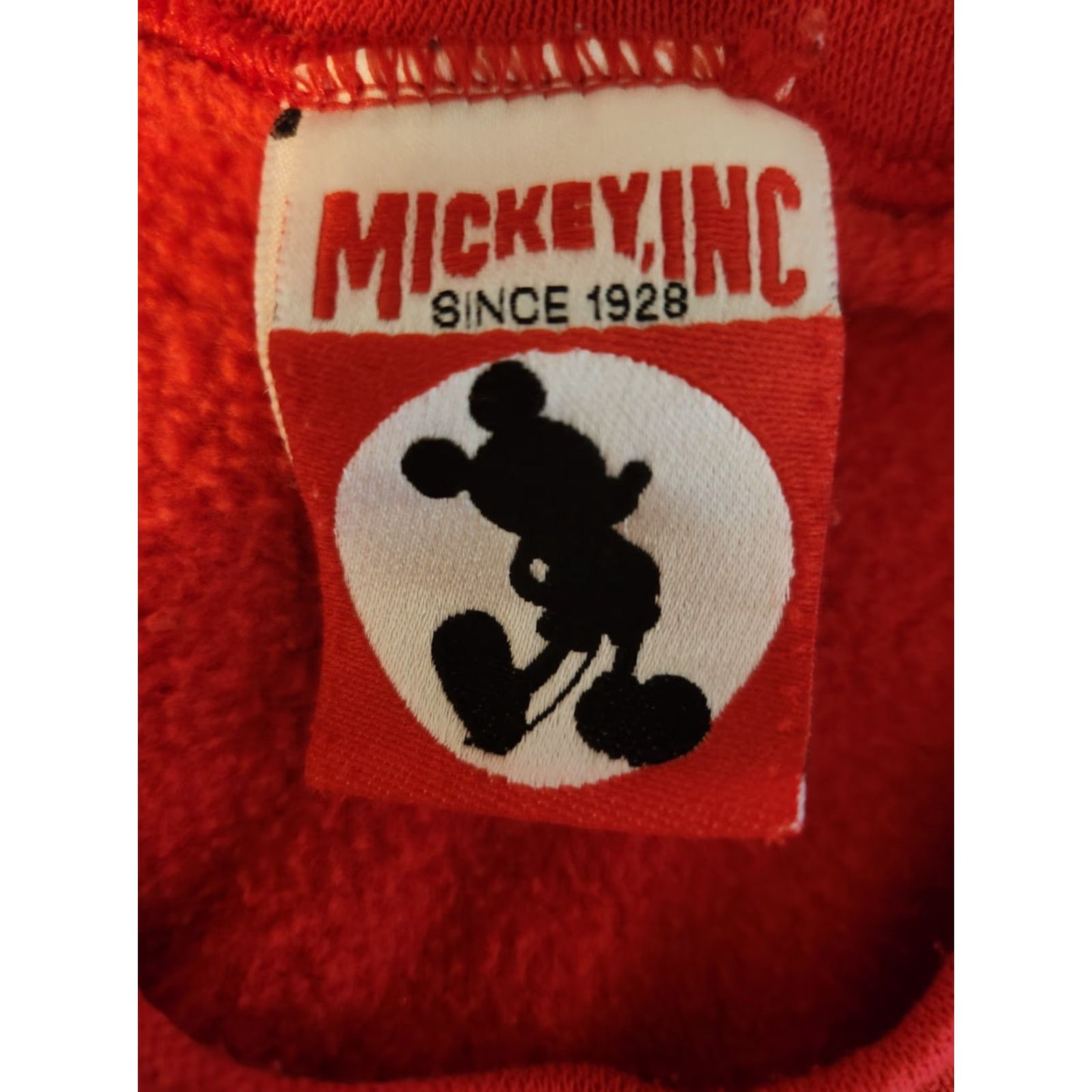 Disney VTG Walt Disney World 25th Anniversary Mickey Inc Crewneck Sweatshirt Size Large Red Cotton Blend Size US L / EU 52-54 / 3 - 2 Thumbnail