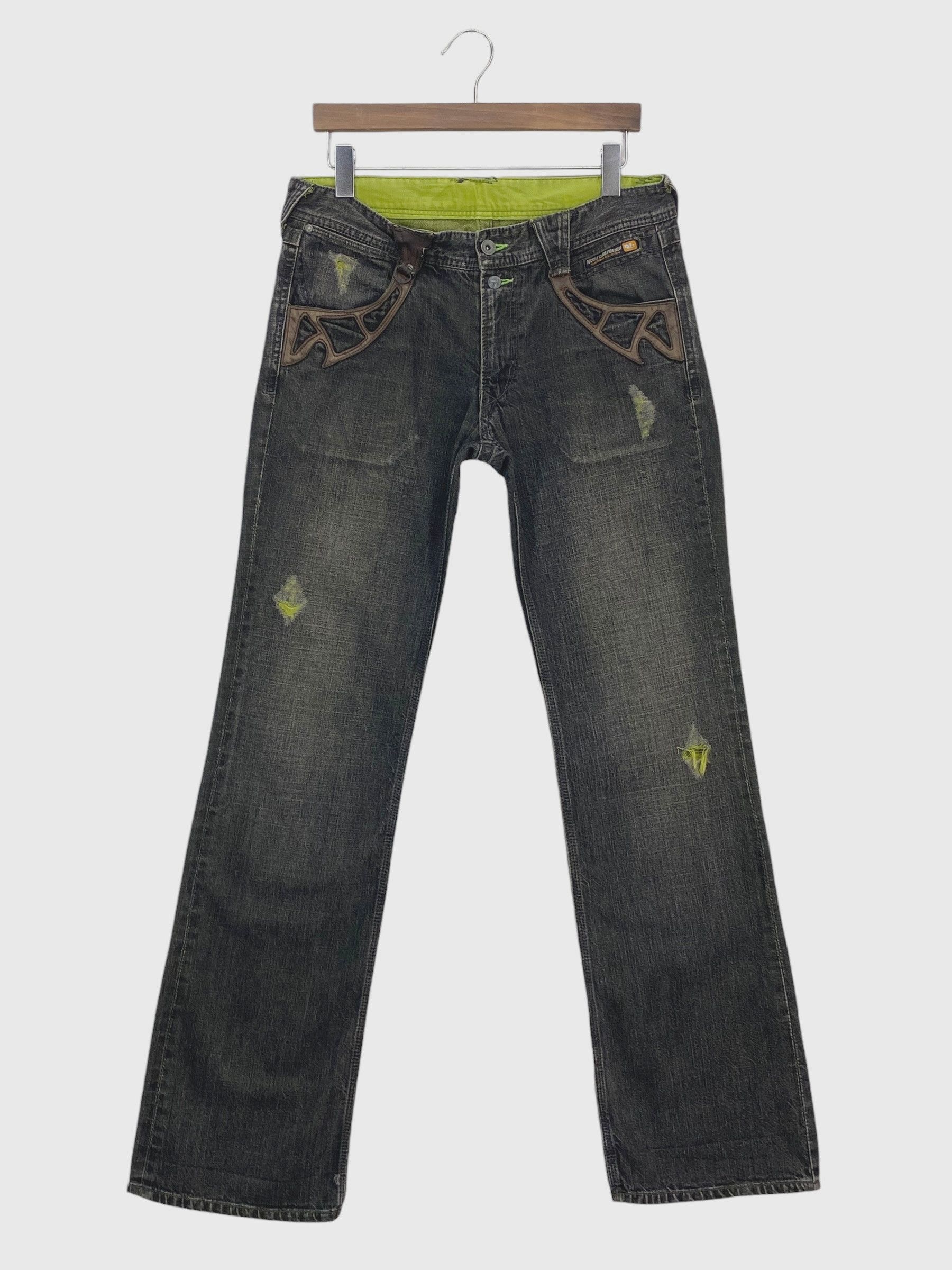 Japanese Brand Nicole Club for Men Tactical Goth Pants Multi Zipper Size US 34 / EU 50 - 2 Thumbnail