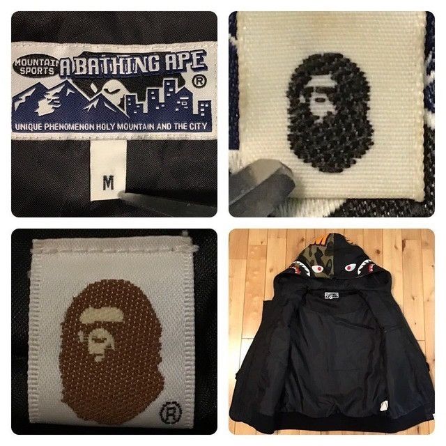 Bape BAPE camo Batting shark full zip hoodie jacket a bathing ape Size US M / EU 48-50 / 2 - 9 Thumbnail