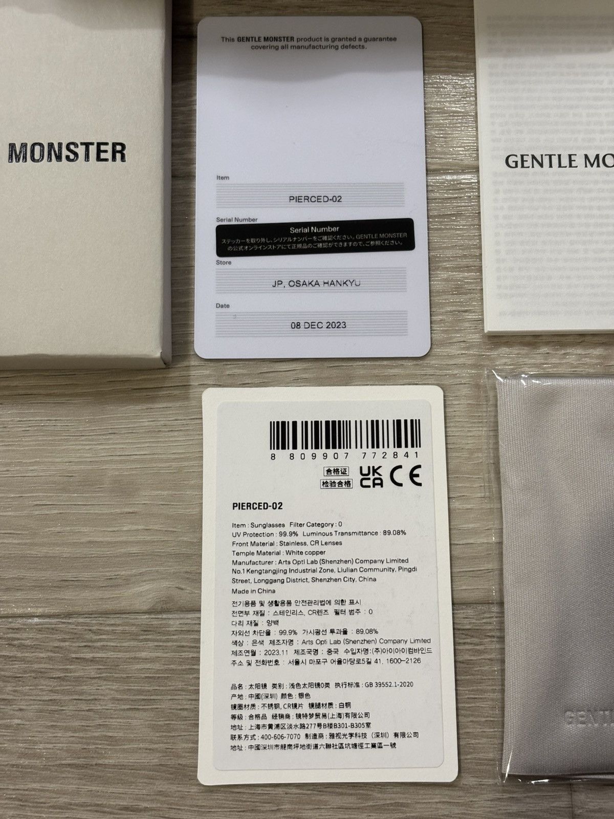 Gentle Monster Gentle Monster D'heygere Pierced 02 D HEYGERE Size ONE SIZE - 8 Thumbnail