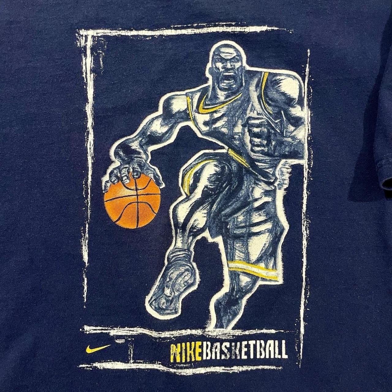 NBA × Nike × Vintage Vintage 90’s Nike Basketball White Tag T-Shirt Size US M / EU 48-50 / 2 - 4 Thumbnail