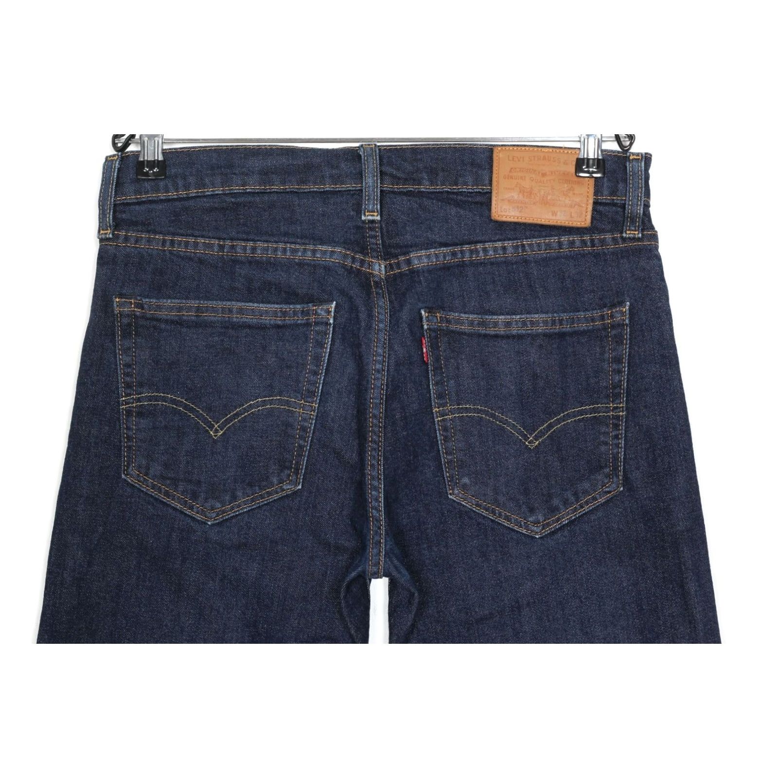 Levi's VINTAGE? No. Levi’s 512 PREMIUM Big E Stretch Slim Tapered Jeans Men 32W 29" Inseam DZ6595 Blue Denim Slim 5-Pocket Rise Mid 10-12in Mens Size US 32 / EU 48 - 3 Thumbnail
