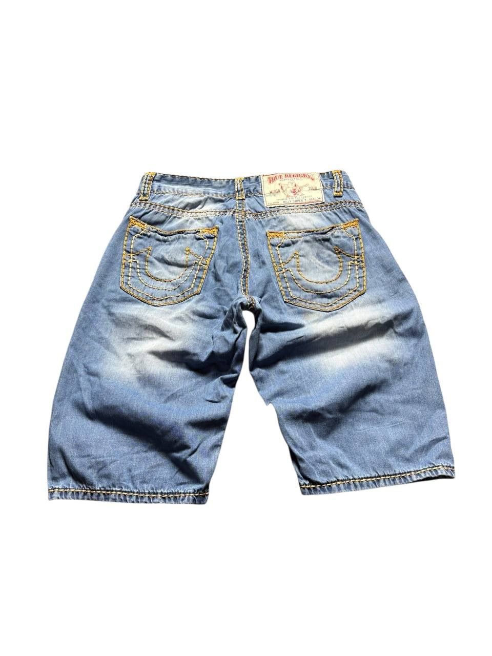 True Religion True Religion Billy Super T Denim Shorts sz W33 made in USA Size US 33 - 7 Thumbnail