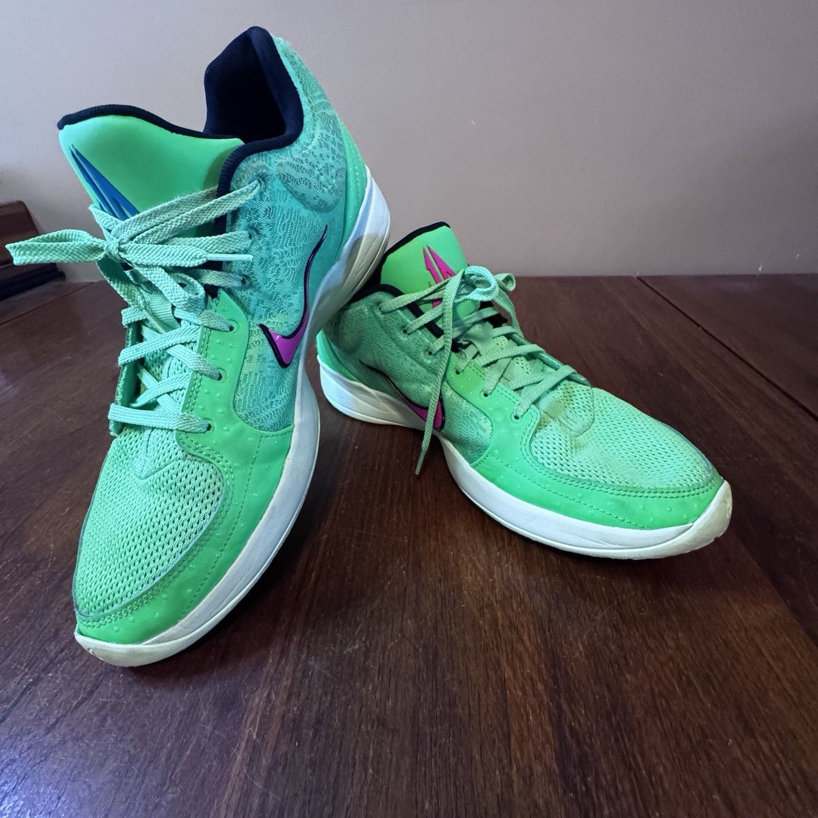 Nike Nike Ja 1 Twelve Green Pink Men’s 13.5 Shoes Zoom Ja Morant Size US 13 / EU 46 - 2 Thumbnail