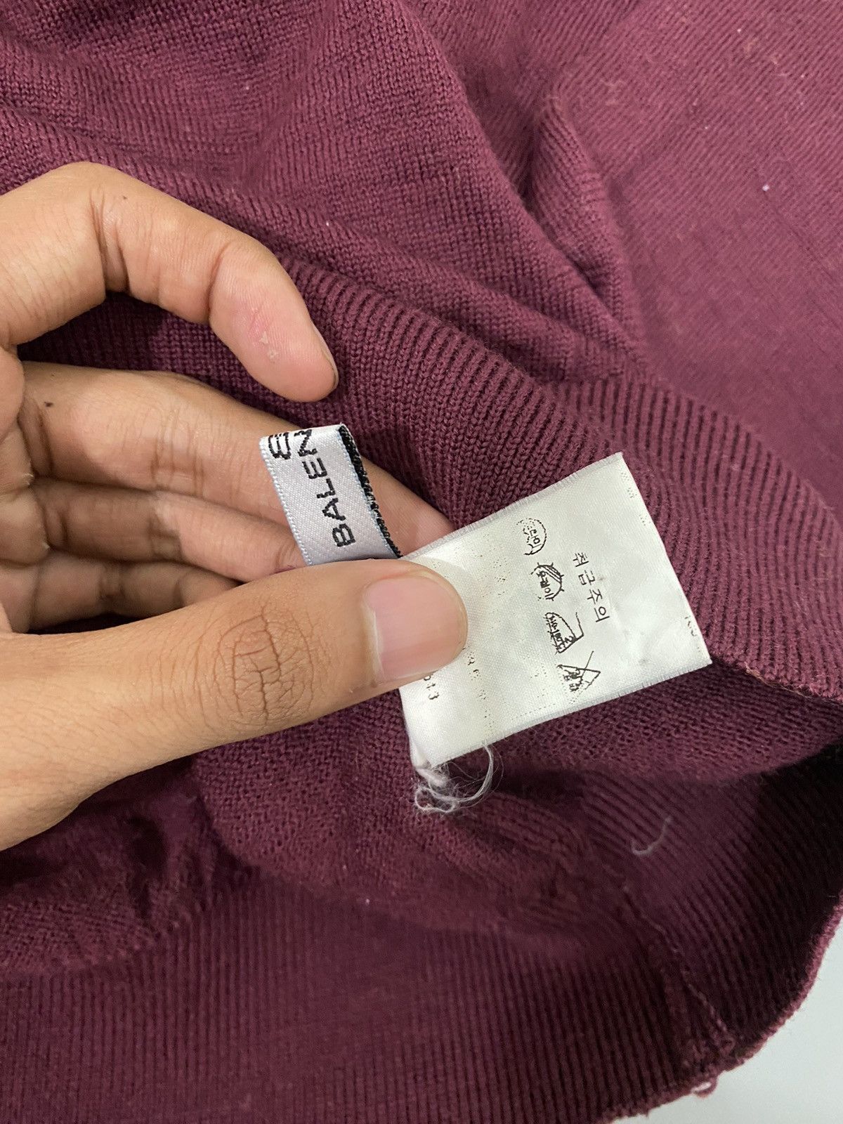 Balenciaga 💥Vintage💥Balenciaga Turtle Neck Size US M / EU 48-50 / 2 - 9 Thumbnail