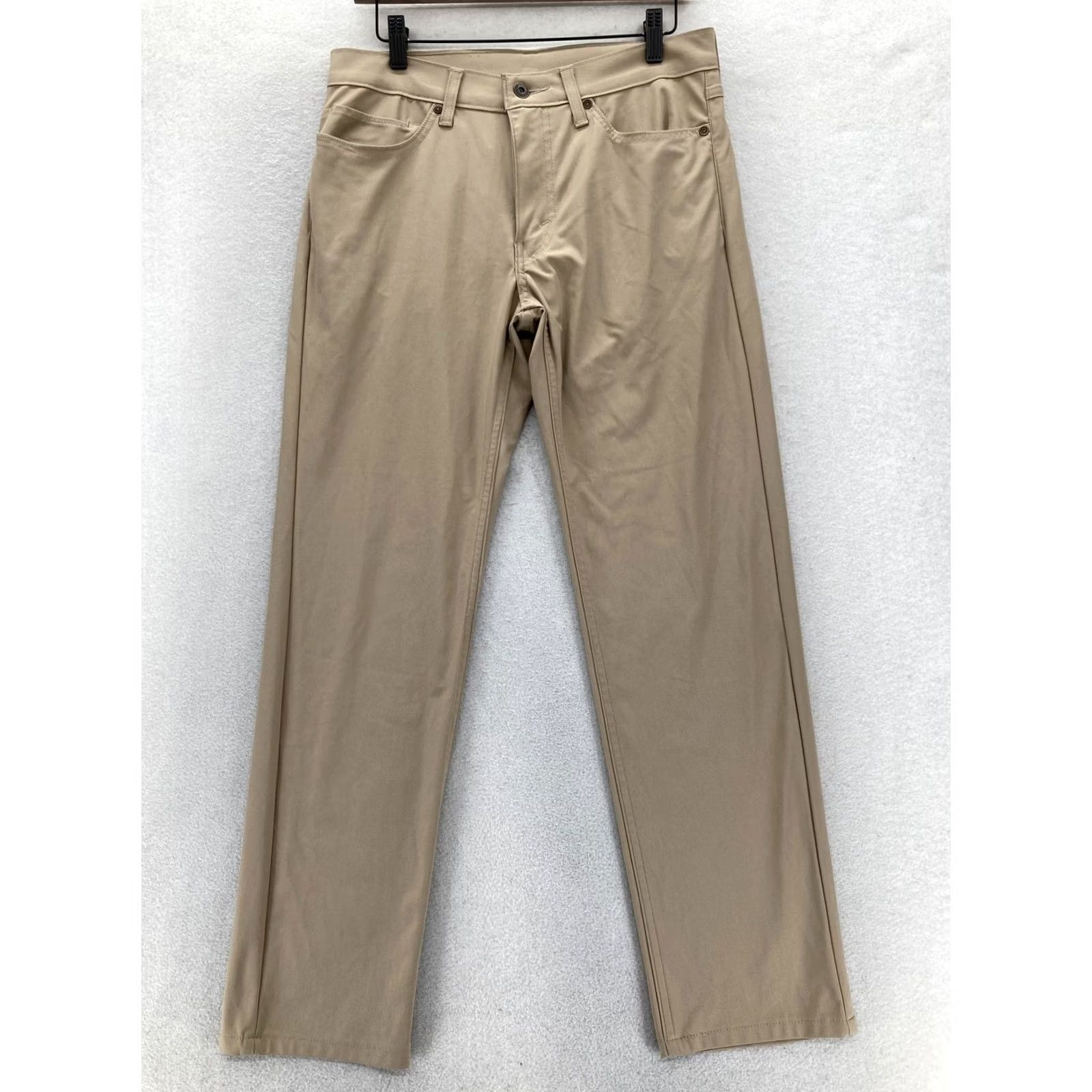 Levi's VINTAGE? No. Levi's 511 Pants Mens 31x30 Khaki Beige Slim Fit Engineered For Movement Size US 31 - 2 Thumbnail