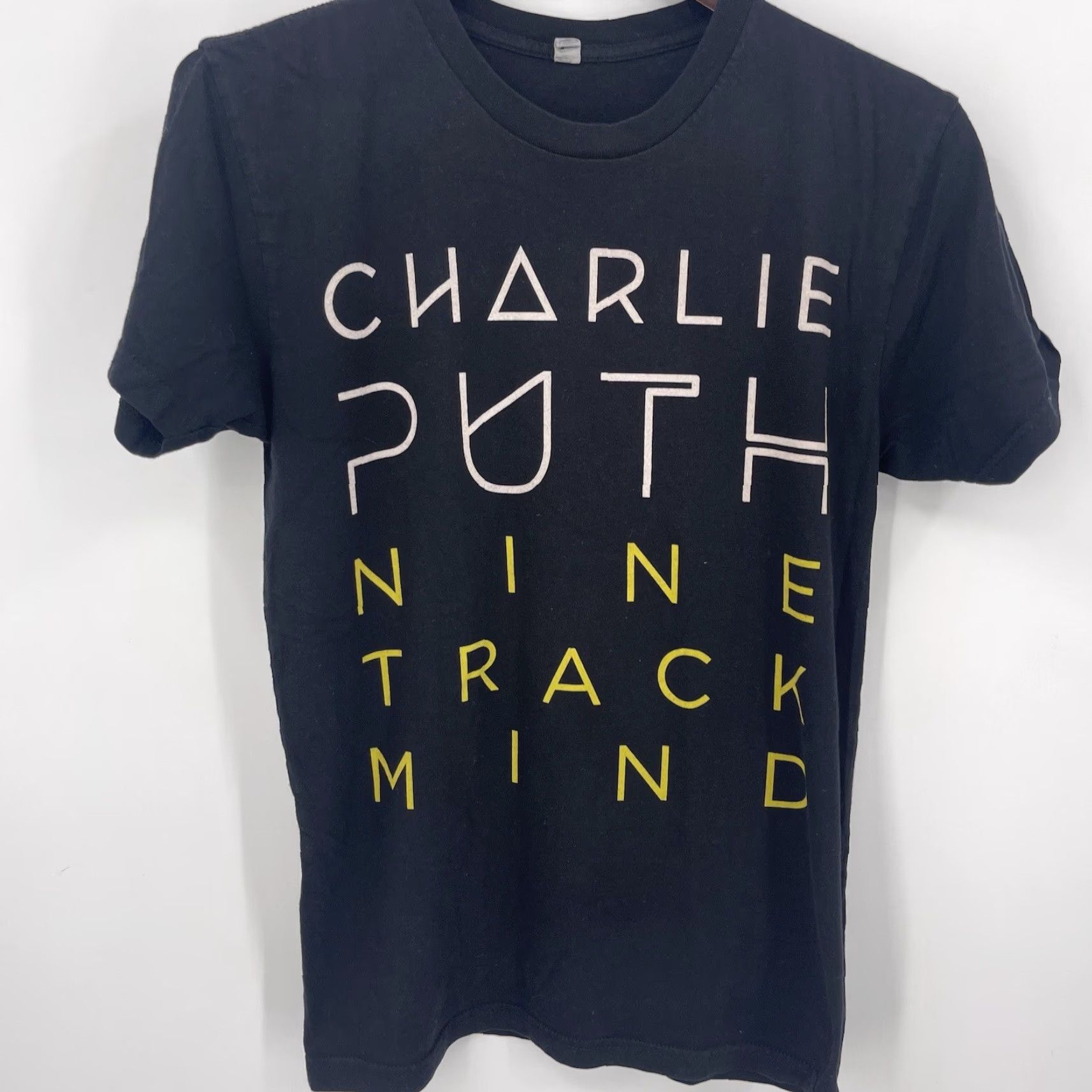 Next Level CHARLIE PUTH Nine Track Mind T-Shirt Mens Small Black Short Sleeve Concert Tee Size US S / EU 44-46 / 1 - 2 Thumbnail