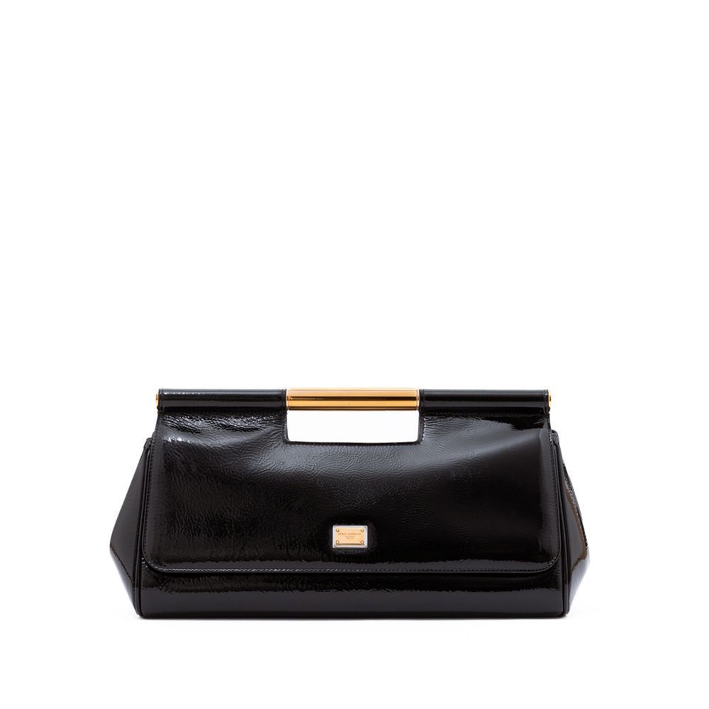 Dolce & Gabbana Black Leather Women's Handbag Size ONE SIZE - 1 Thumbnail