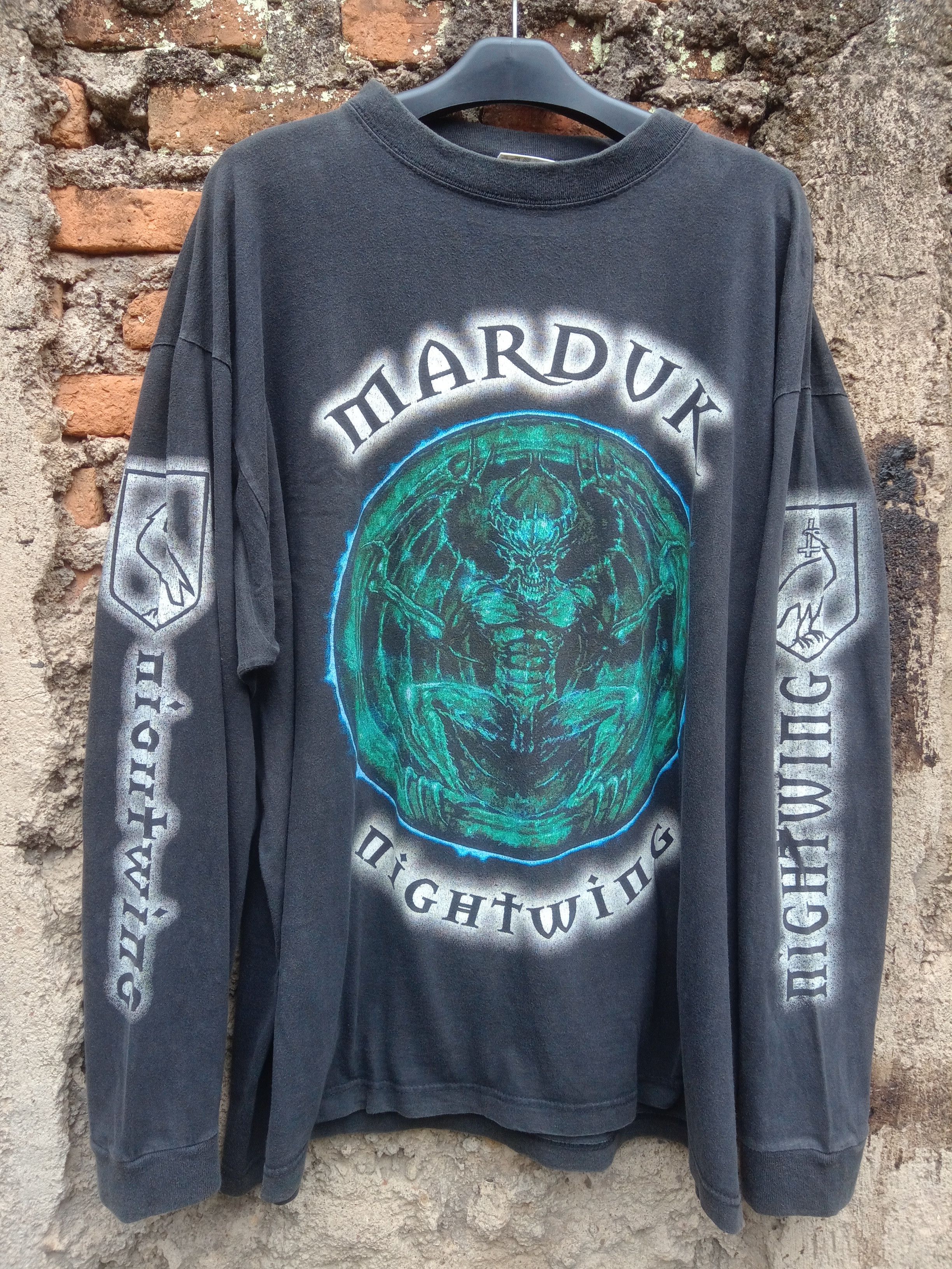Band Tees × Vintage Vintage MARDUK nightwing Size US XL / EU 56 / 4 - 1 Thumbnail