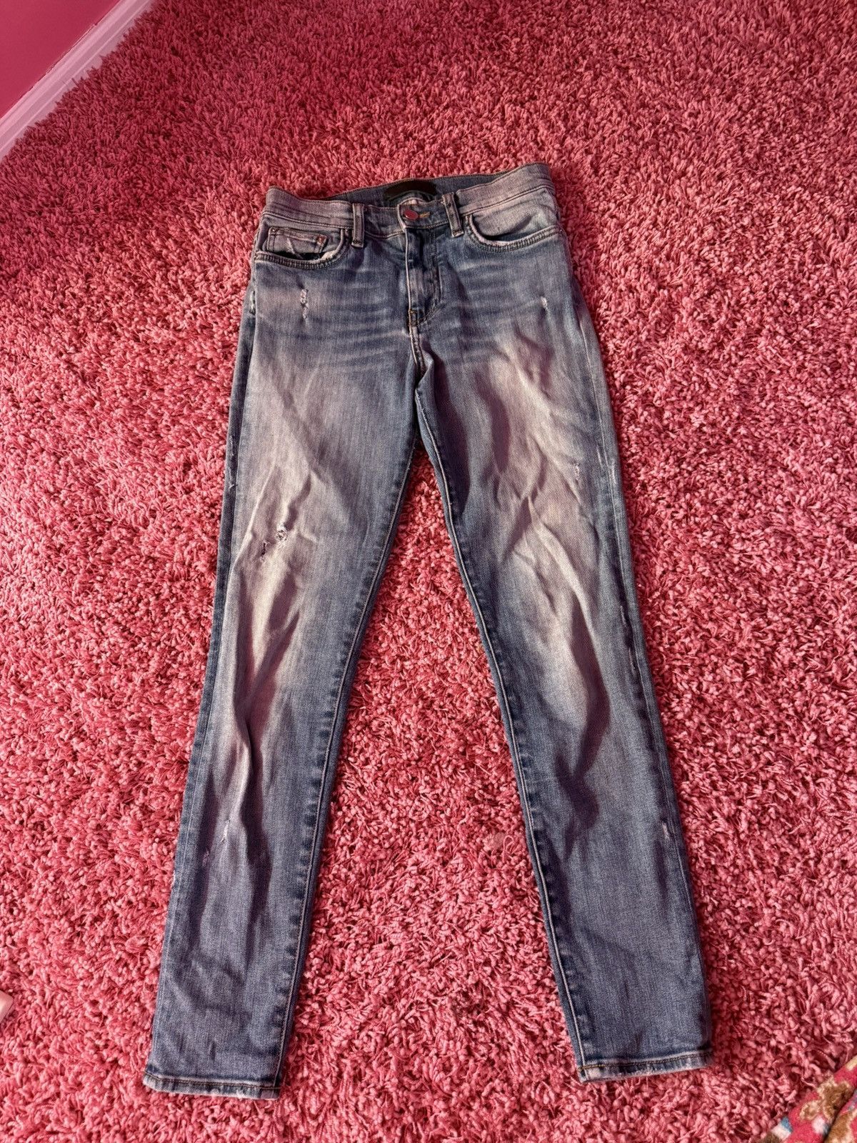 Amiri AMIRI skinny blue jeans Women's size 26 Size 26" / US 2 / IT 38 - 4 Thumbnail