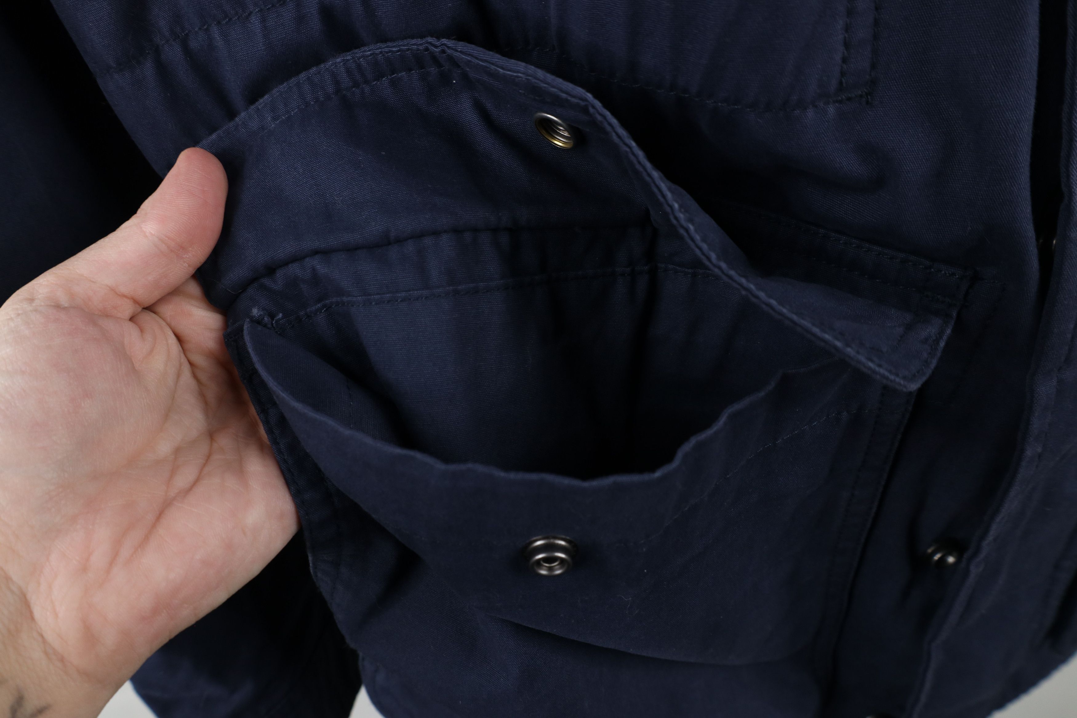 Gap × Vintage Vintage Y2K Gap Flannel Lined Hooded Utility Parka Jacket Size US XL / EU 56 / 4 - 6 Thumbnail
