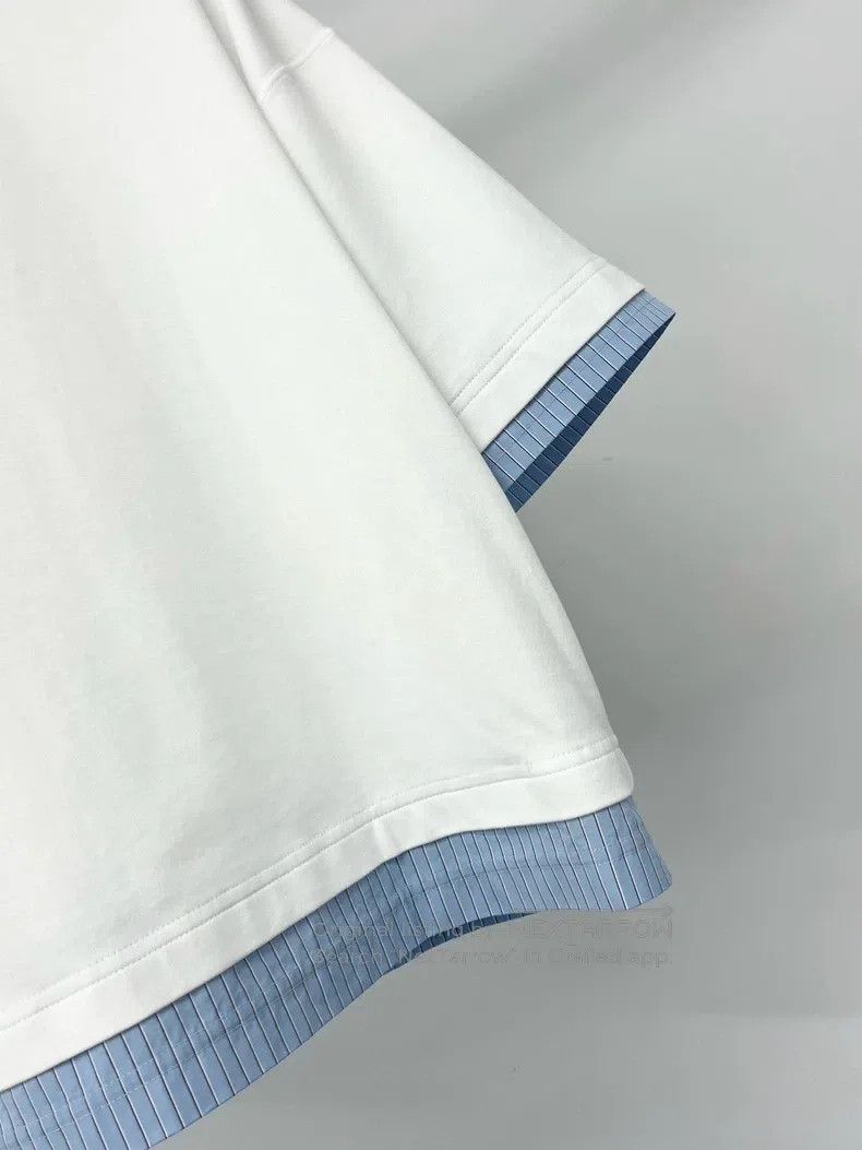 Gucci Gucci 25 new fake two-piece stitched short-sleeved T-shirt Size XS / US 0-2 / IT 36-38 - 4 Thumbnail
