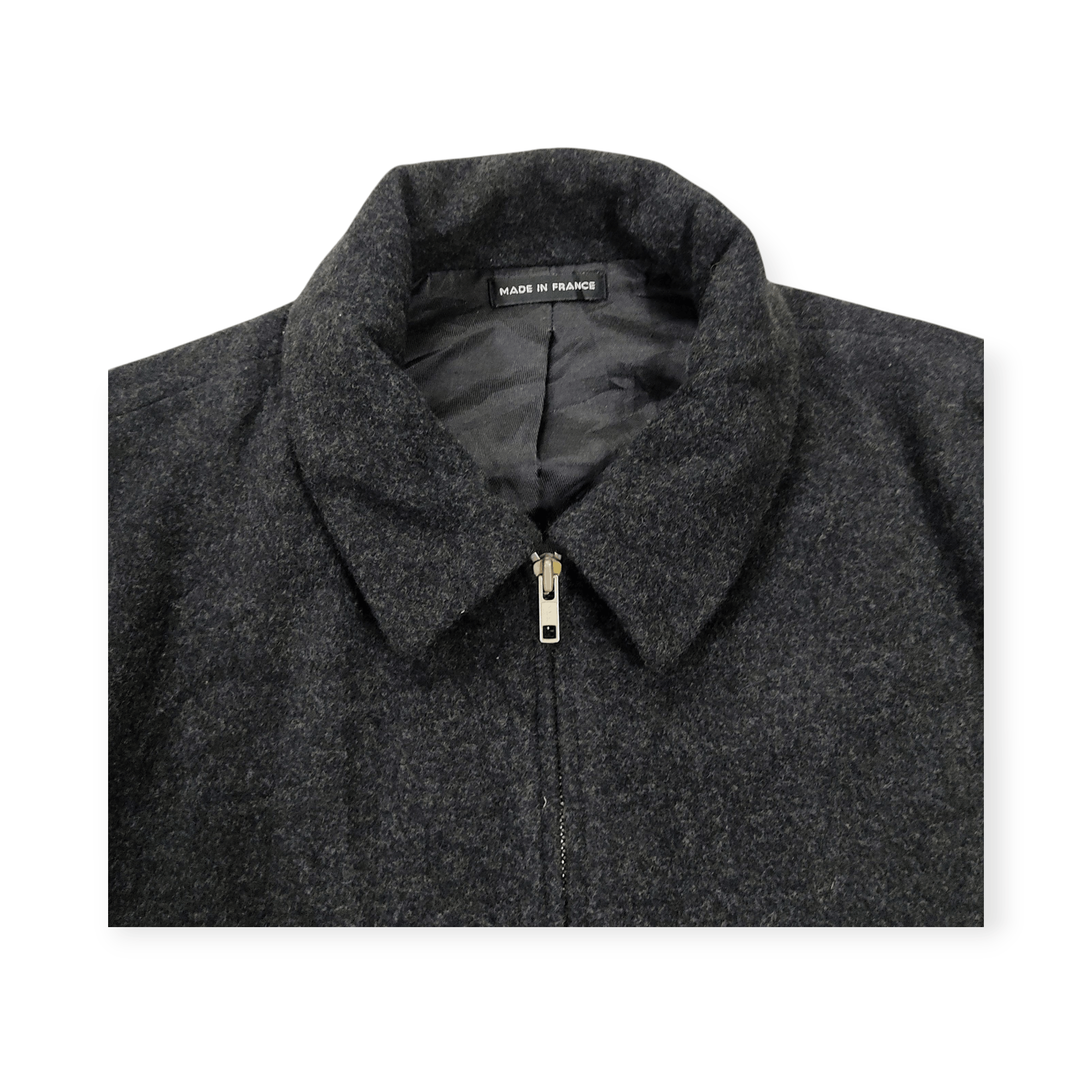 agnes b. Agnes B. Homme Paris Dark Grey Wool Jacket Size US M / EU 48-50 / 2 - 5 Thumbnail