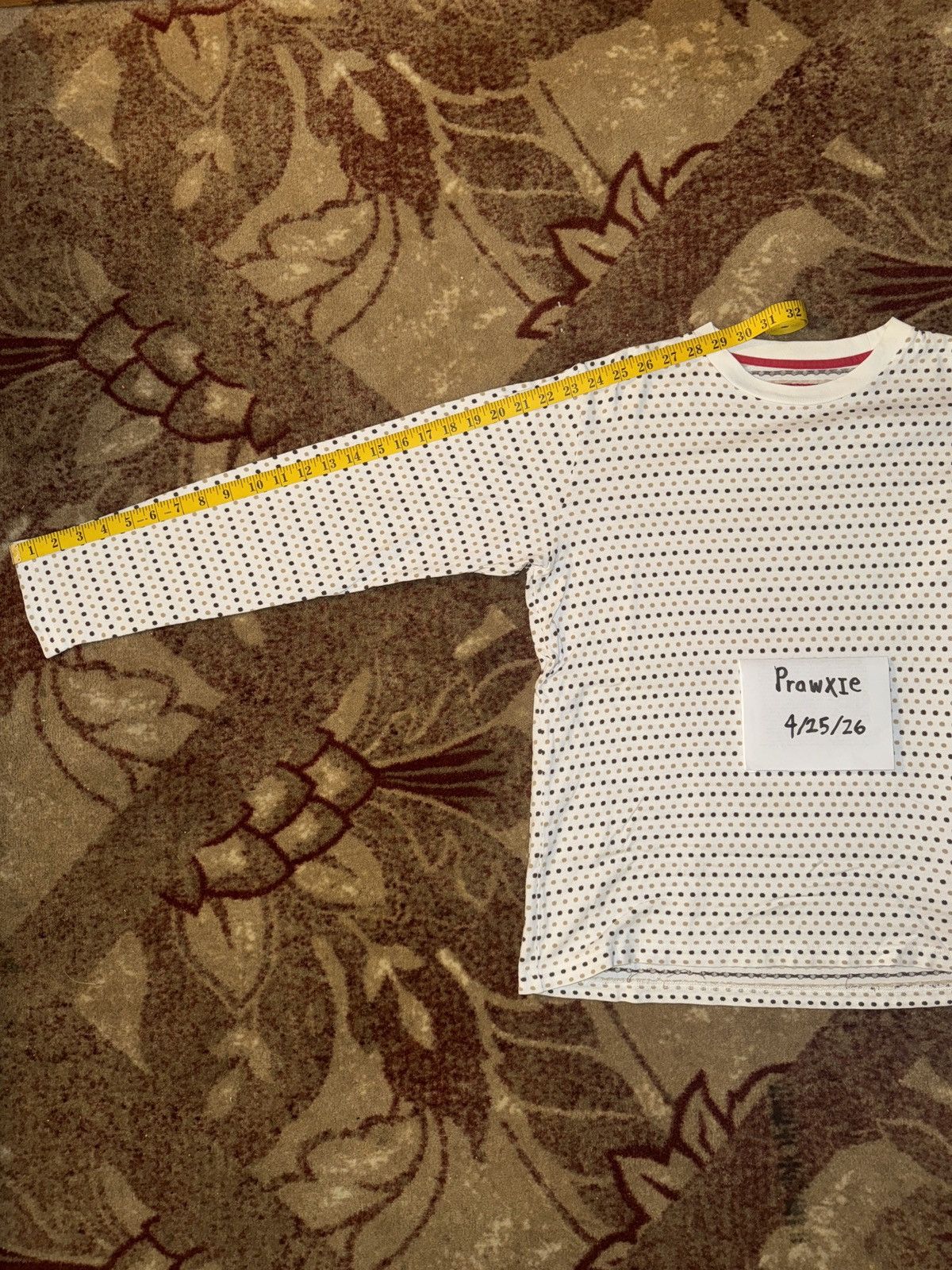 Supreme Supreme Polka Dot Long Sleeve FW09 Size US M / EU 48-50 / 2 - 7 Thumbnail