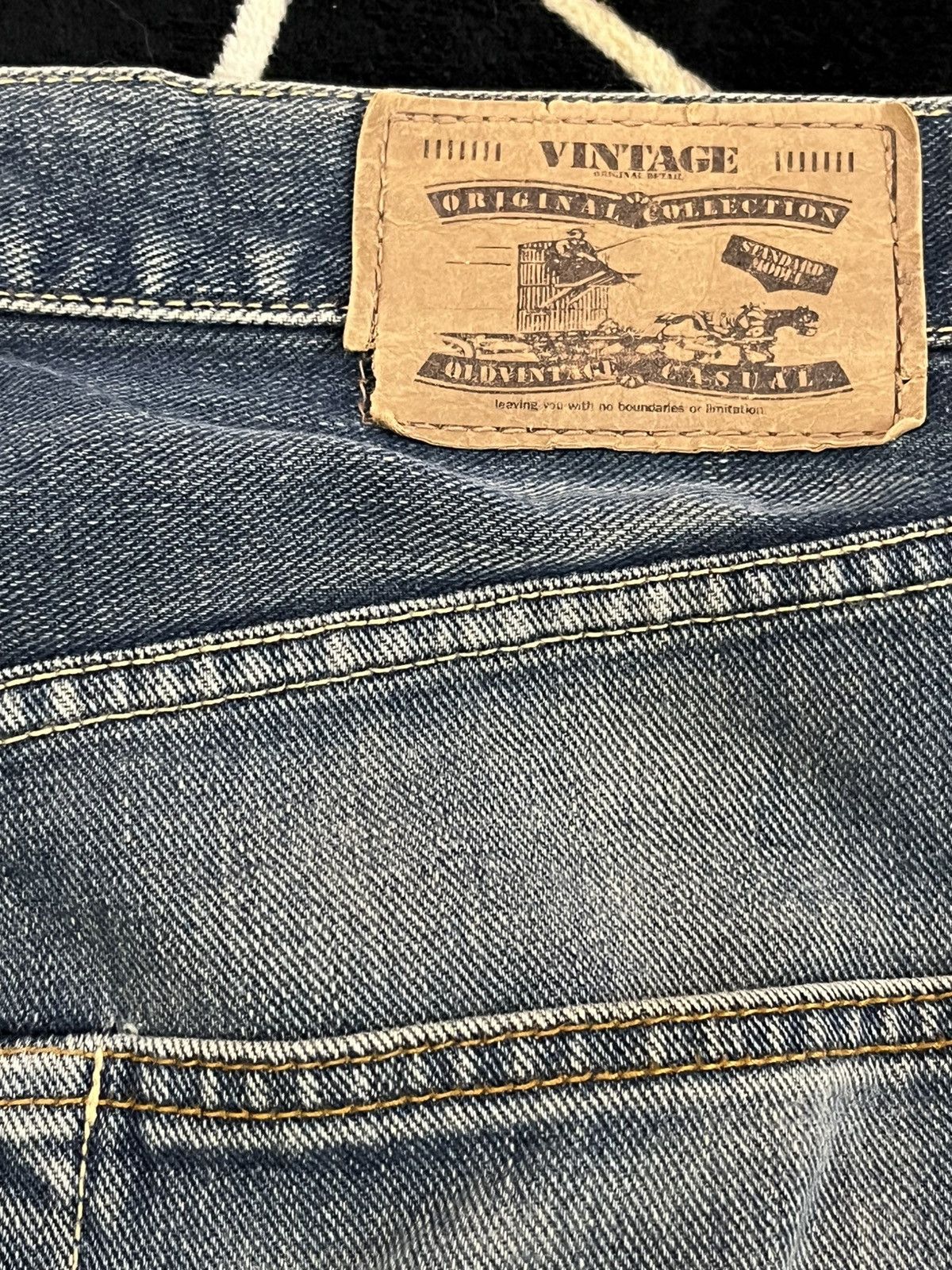 Le Grande Bleu (L.G.B.) Vintage Japanese Brand Mudwash Faded Denim Size US 30 / EU 46 - 12 Thumbnail