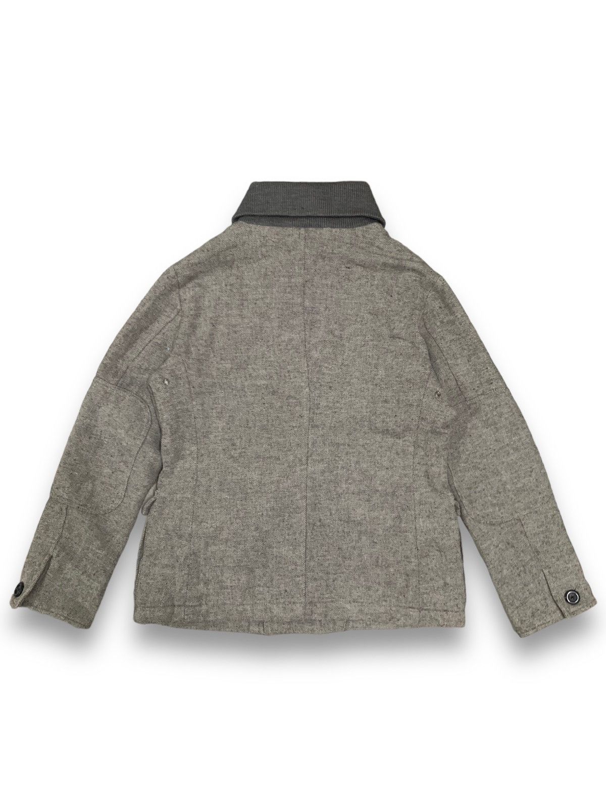 Beams Plus Japanese Beams Heart Wool Blend Herringbone Pattern Jacket Size US S / EU 44-46 / 1 - 2 Thumbnail