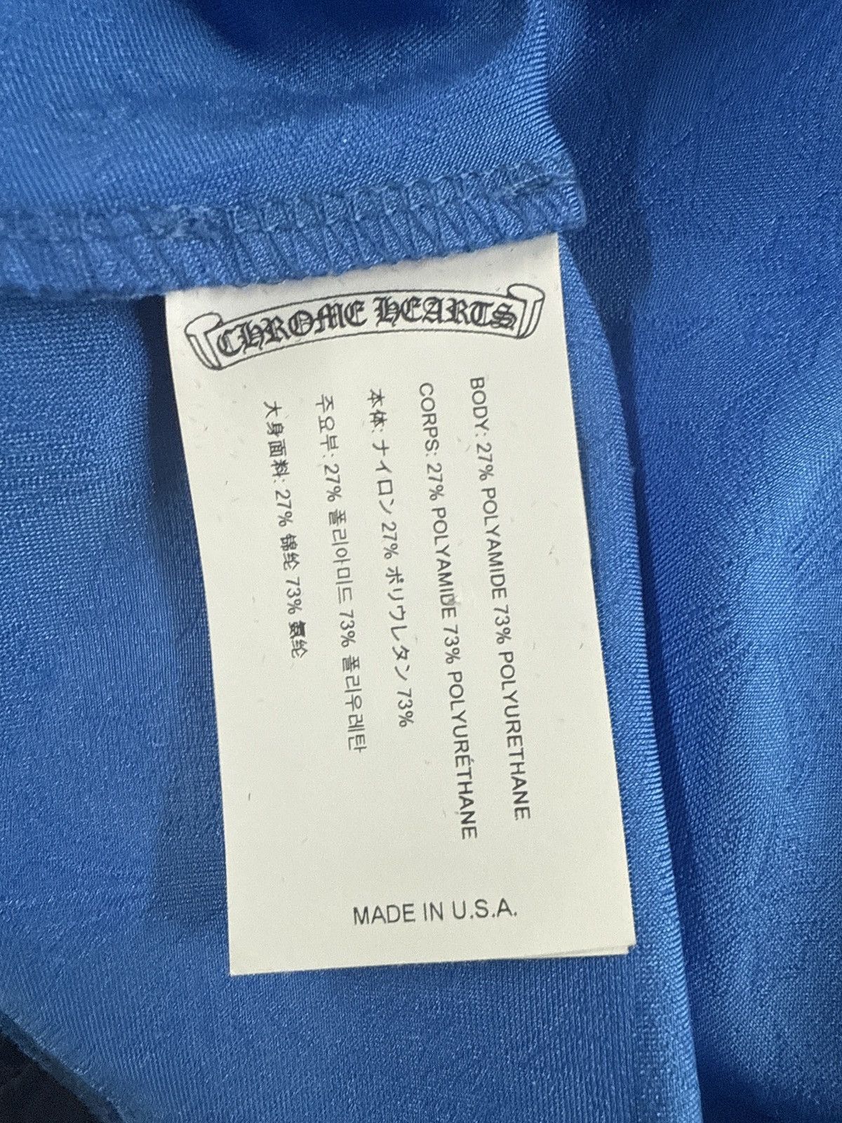 Chrome Hearts CHROME HEARTS MONOGRAM POLO CROP TOP BLUE Size S / US 4 / IT 40 - 9 Thumbnail