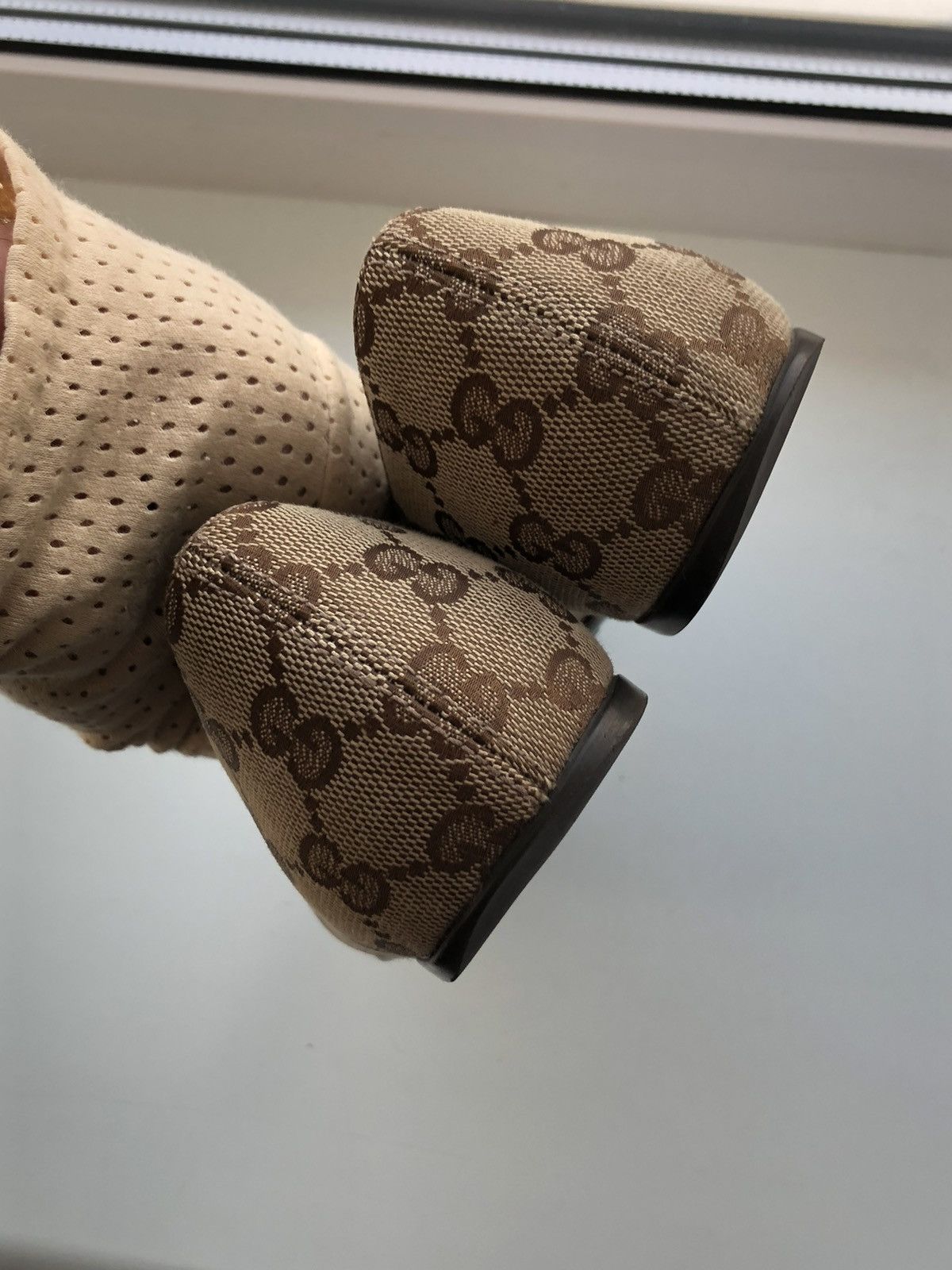 Gucci × Vintage Vintage Gucci monogram ballet flat Size US 5 / IT 35 - 20 Thumbnail