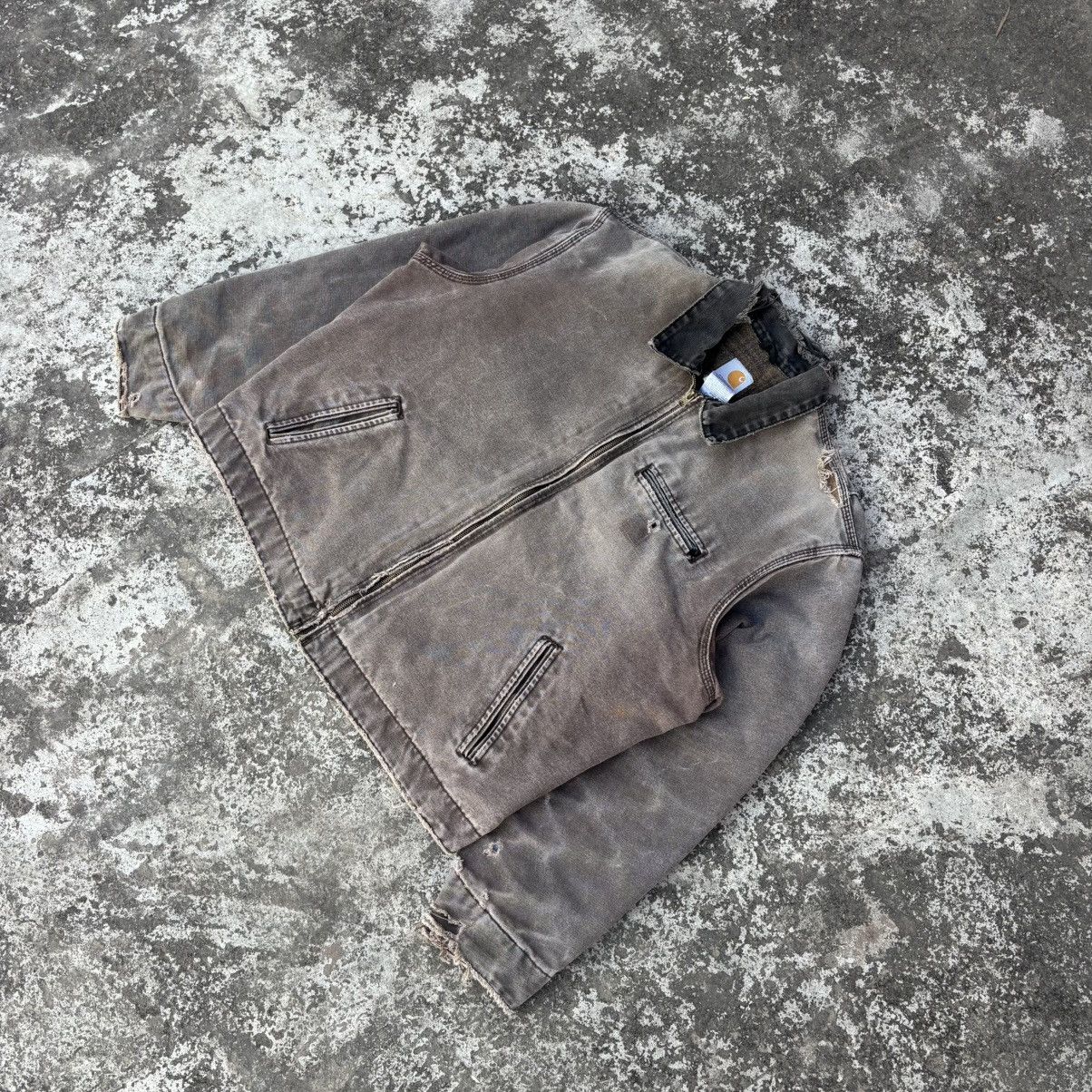 Carhartt 💥Vintage Carhartt Detroit jacket J97 CHT Size US XL / EU 56 / 4 - 2 Thumbnail