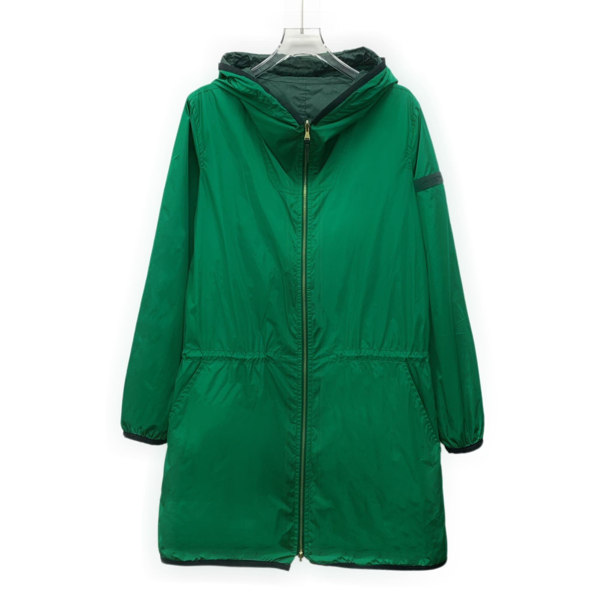 Louis Vuitton LOUIS VUITTON Monogram Green Hooded Raincoat Jacket Size 36 Size XS / US 0-2 / IT 36-38 - 7 Thumbnail