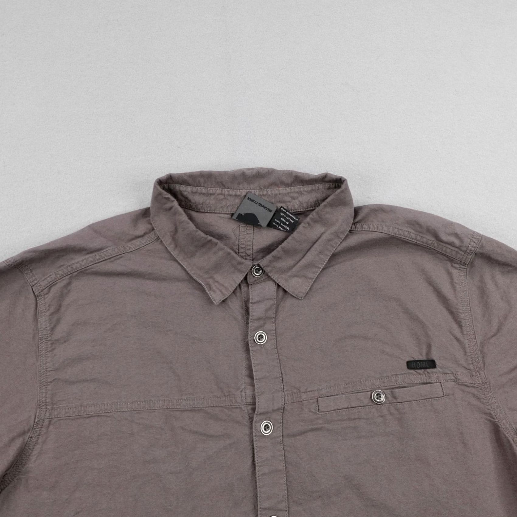 Harley Davidson Harley-Davidson Shirt Mens XL Brown Motorcycles Biker Button Up Mechanic Work Shirt Size US XL / EU 56 / 4 - 2 Thumbnail