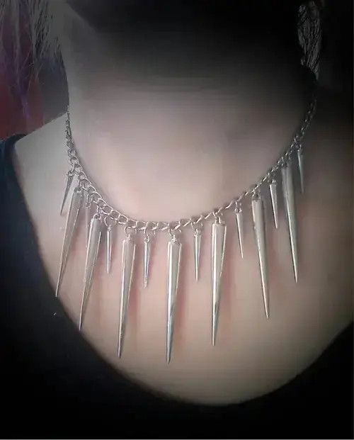 Jewelry Hyperbole Rivets Charms Necklaces Size ONE SIZE - 2 Thumbnail