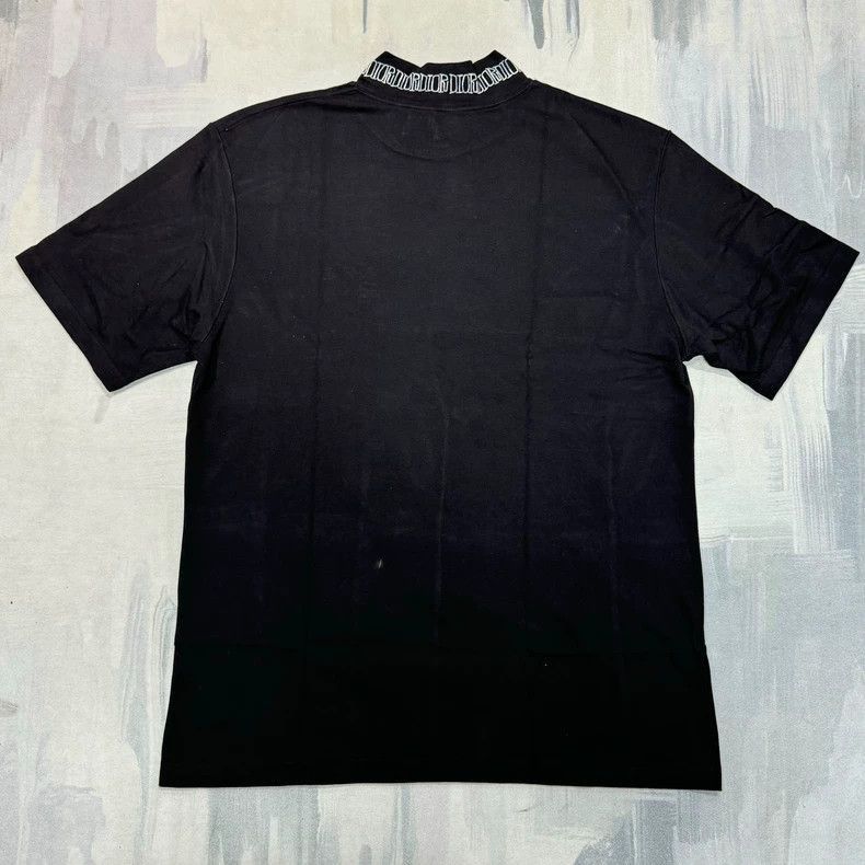 Dior black high-neck embroidered t-shirt by dior Size US M / EU 48-50 / 2 - 8 Thumbnail