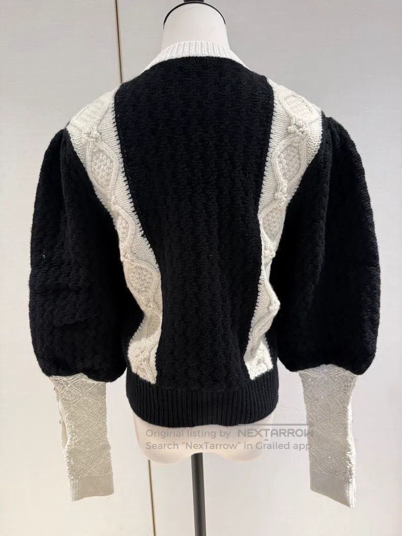 Chanel Chanel 21A Black and White Handicraft Series Knitted Sweat Size XXS / US 00 / IT 34 - 2 Thumbnail