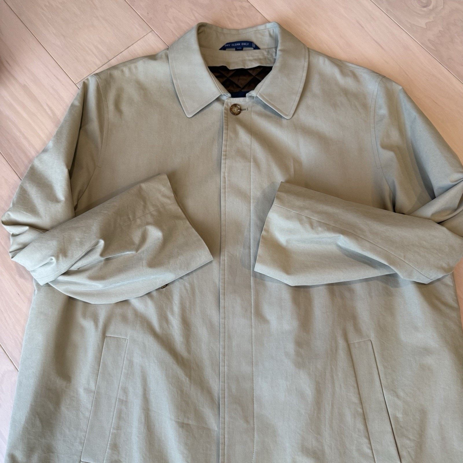 Polo Ralph Lauren Polo Ralph Lauren Trench Coat 46 Khaki Long Overcoat Winter Size US XXL / EU 58 / 5 - 4 Thumbnail