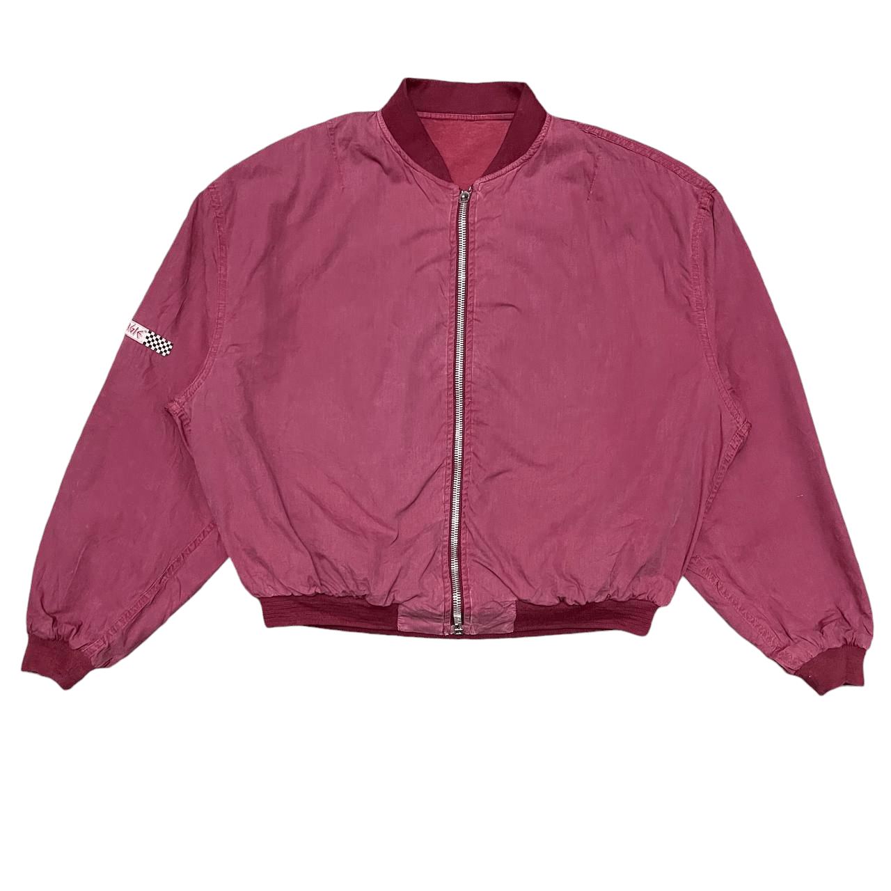 Energie Vintage Energie Sunfaded Canvas Bomber Jacket Reversible Size US L / EU 52-54 / 3 - 11 Thumbnail