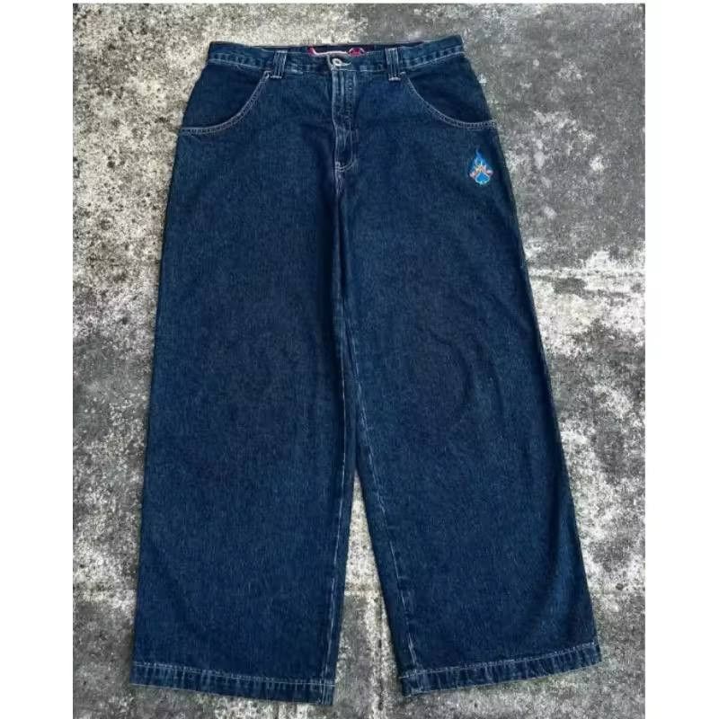 Japanese Brand × Vintage vintage embroidered baggy jeans jnko Size US 36 / EU 52 - 3 Thumbnail