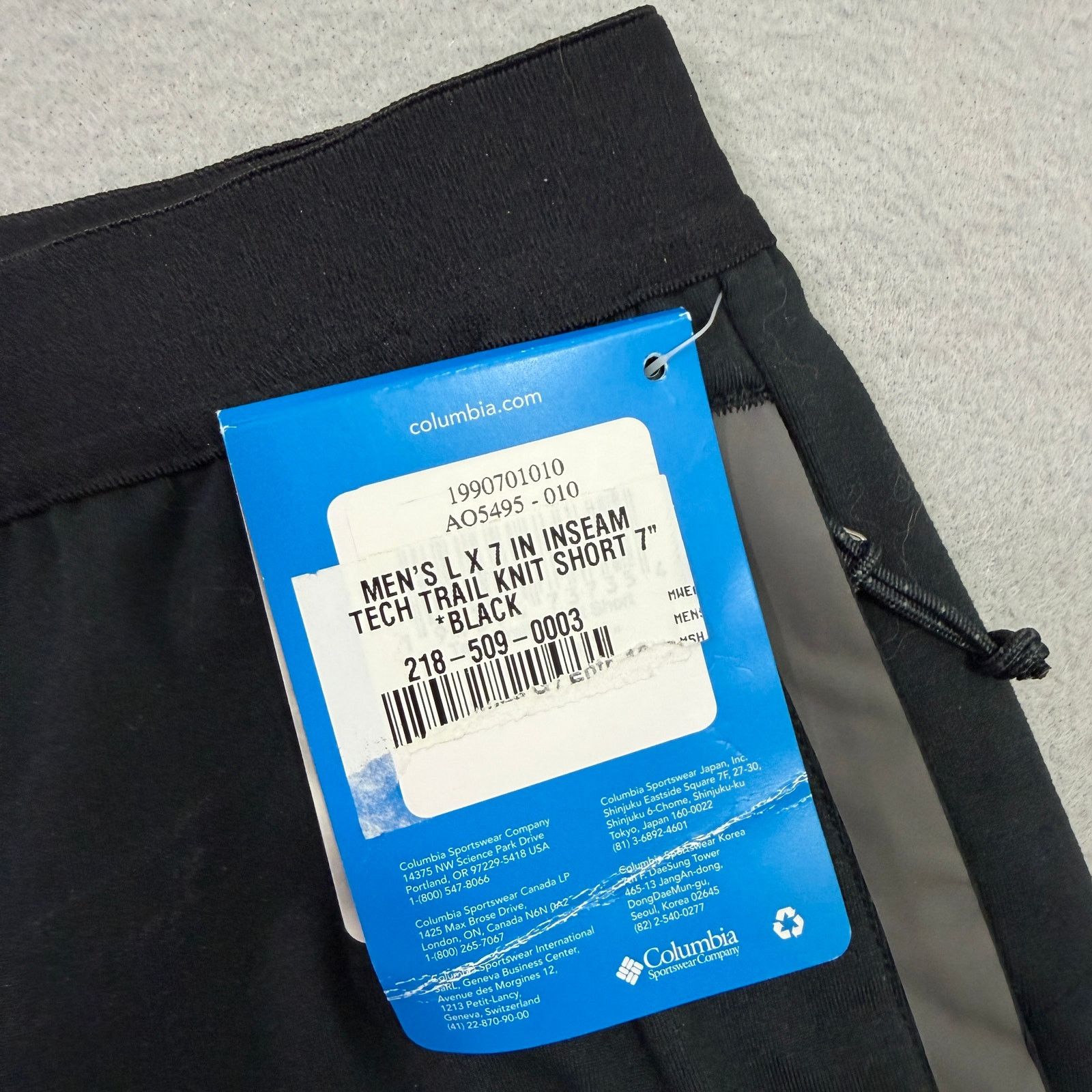 Columbia Columbia Tech Trail Knit Shorts Large Black 7" Inseam NEW Size US 32 / EU 48 - 4 Thumbnail