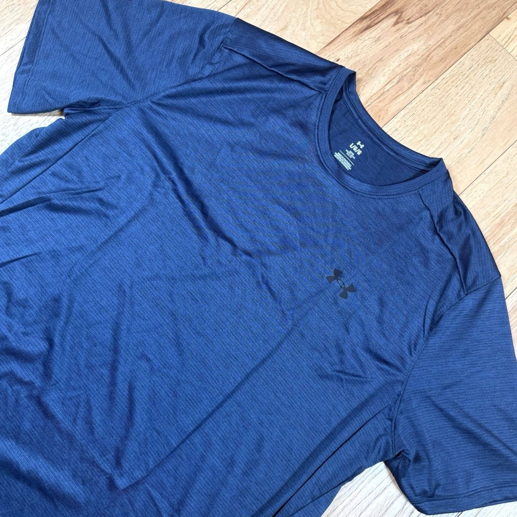 Under Armour Under Armour Shirt Mens Large Blue Dry Fit Stretch Relaxed T-Shirt Activewear L Mens Blue Dry Fit Stretch Relaxed Under Armour Shirt Size US L / EU 52-54 / 3 - 2 Thumbnail
