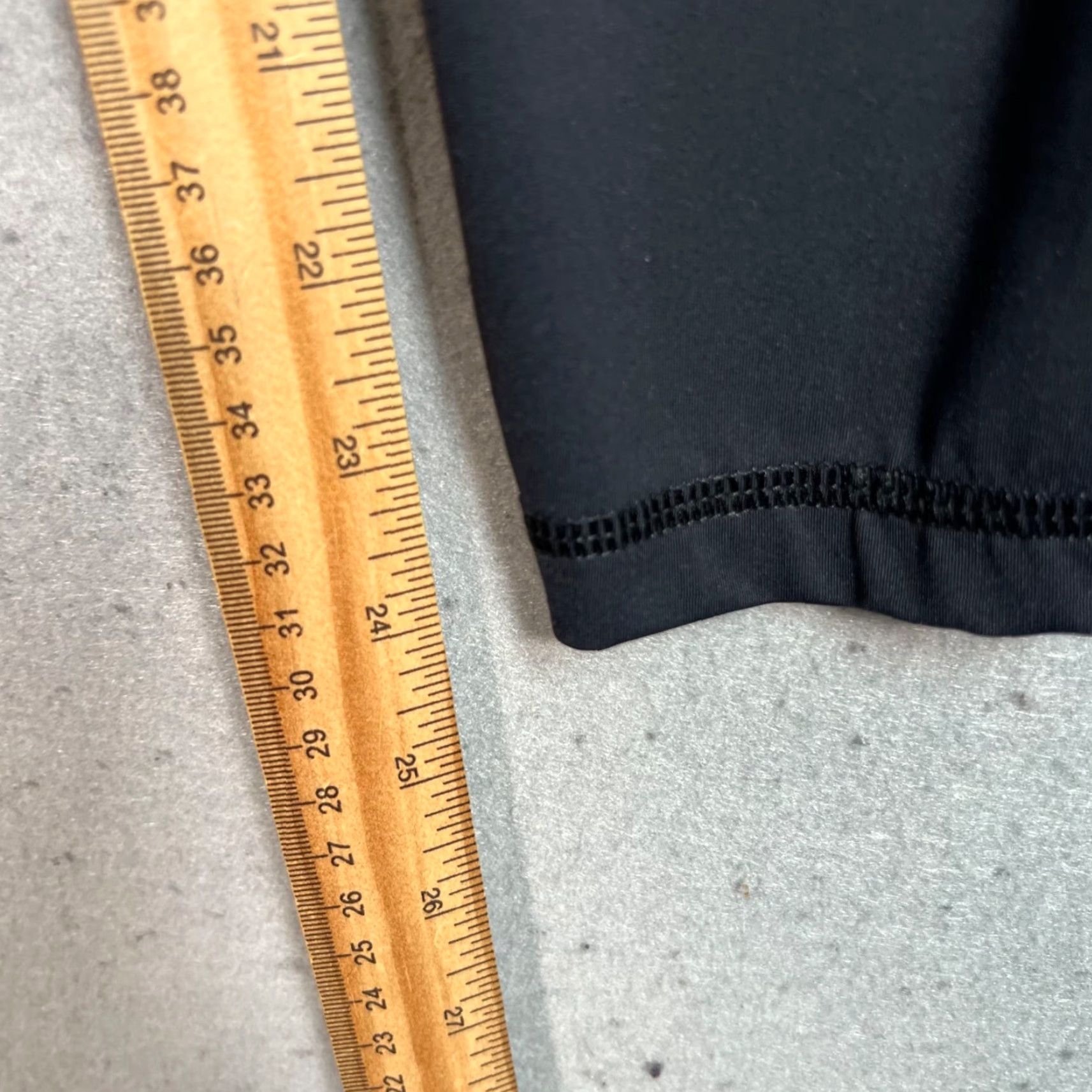 Vintage ALALA Leggings Women's XS Black High Waist Athletic Skinny Inseam 25 in Size XS Shipes Next Business Day Size 26" / US 2 / IT 38 - 6 Thumbnail