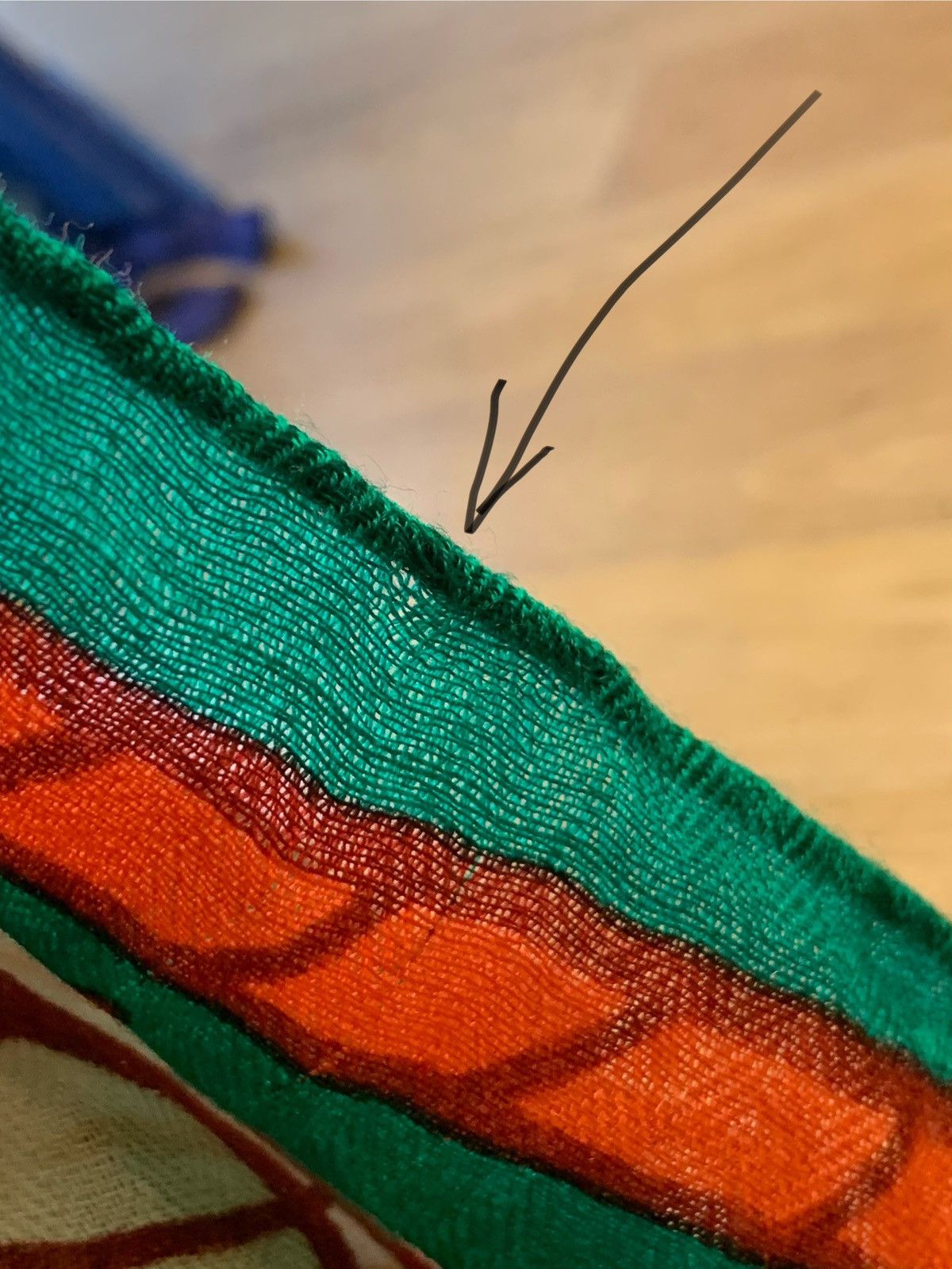Hermes Hermes Cosmogonie Apache Cashmere Wool Silk Shawl Scarf Size ONE SIZE - 10 Thumbnail