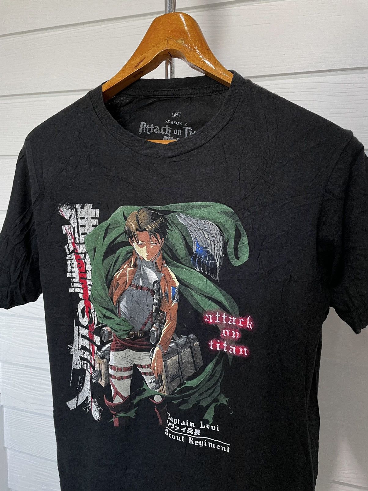 Anime CAPTAIN LEVI ACKERMAN ATTACK ON TITAN Size US M / EU 48-50 / 2 - 2 Thumbnail