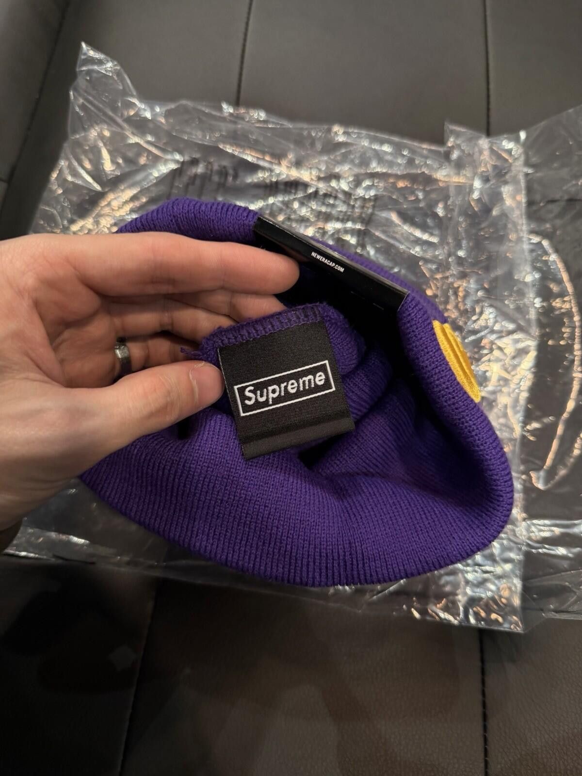 Supreme Supreme New Era Devil S Logo Beanie - Purple- Brand New Size ONE SIZE - 6 Thumbnail