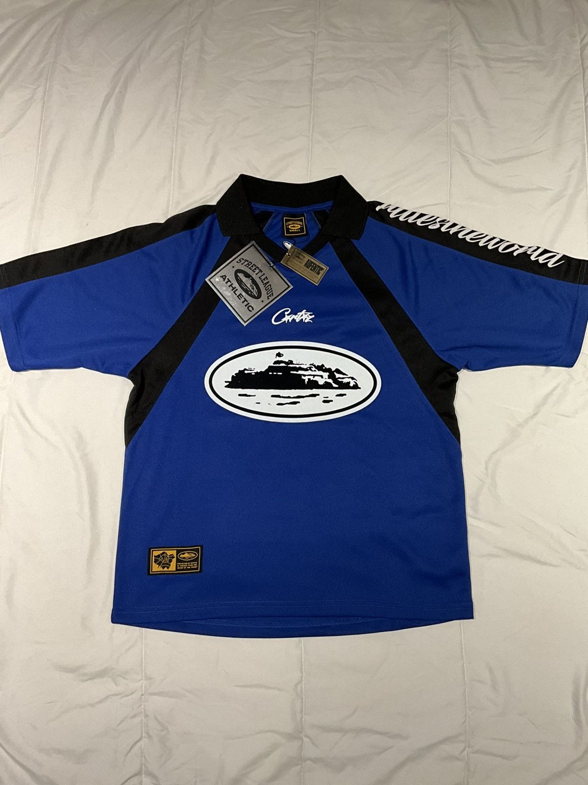 Corteiz Corteiz Alcatraz Football Jersey Navy Size Small