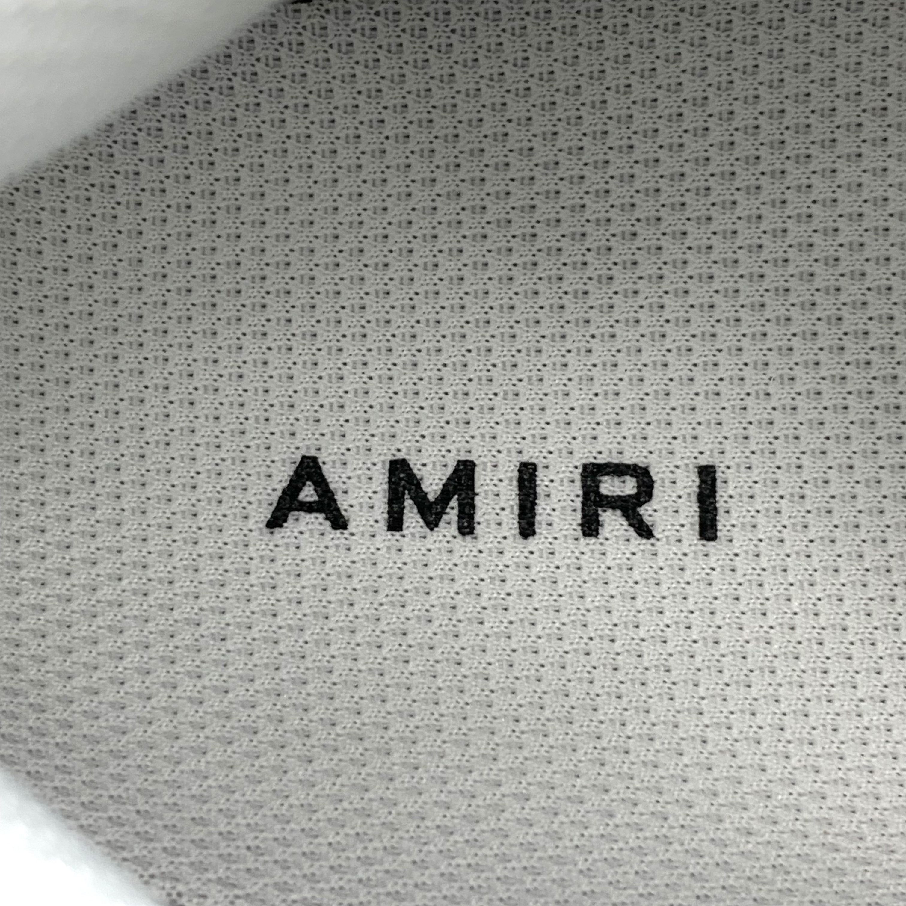 Amiri Amiri Runner Sneakers Mesh & Leather Upper Rubber Sole Size US 8 / EU 41 - 7 Thumbnail