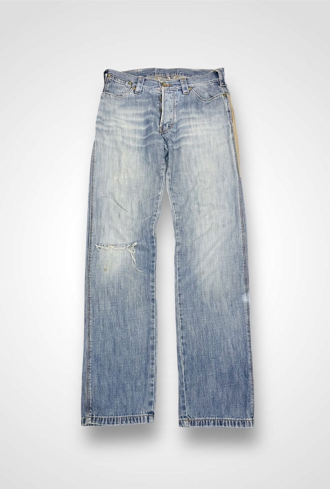 Jean Decauville-Pant Distressed Jeans (13) Size US 32 / EU 48 - 1 Thumbnail