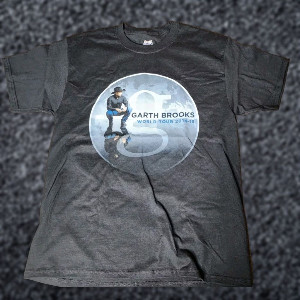 Hanes Garth Brooks World Tour 2014 - 2015 Concert Shirt Mens L Band Tee Size US L / EU 52-54 / 3 - 1 Thumbnail